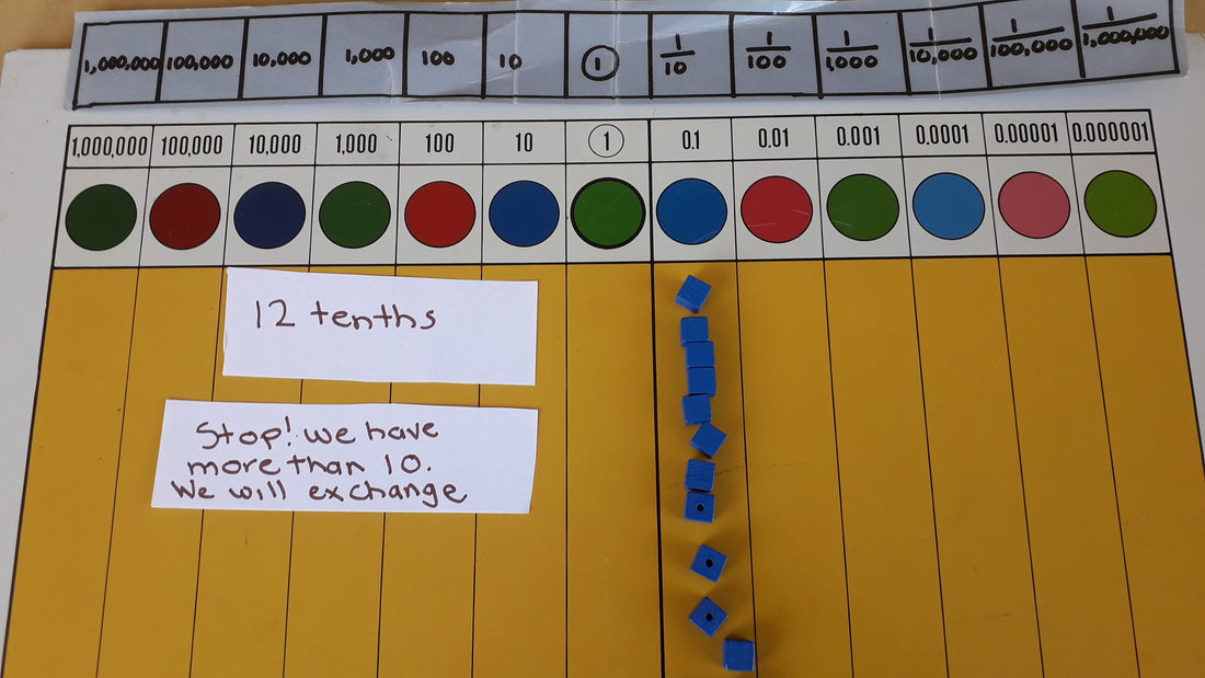 Introduction to the Montessori Decimal Board Part 2