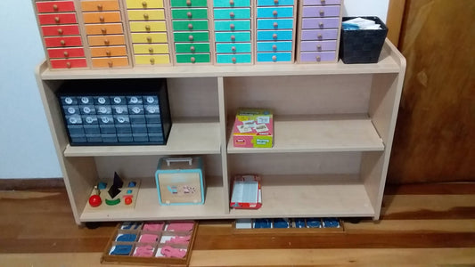 Language shelf tour for 6-9, lower elementary children