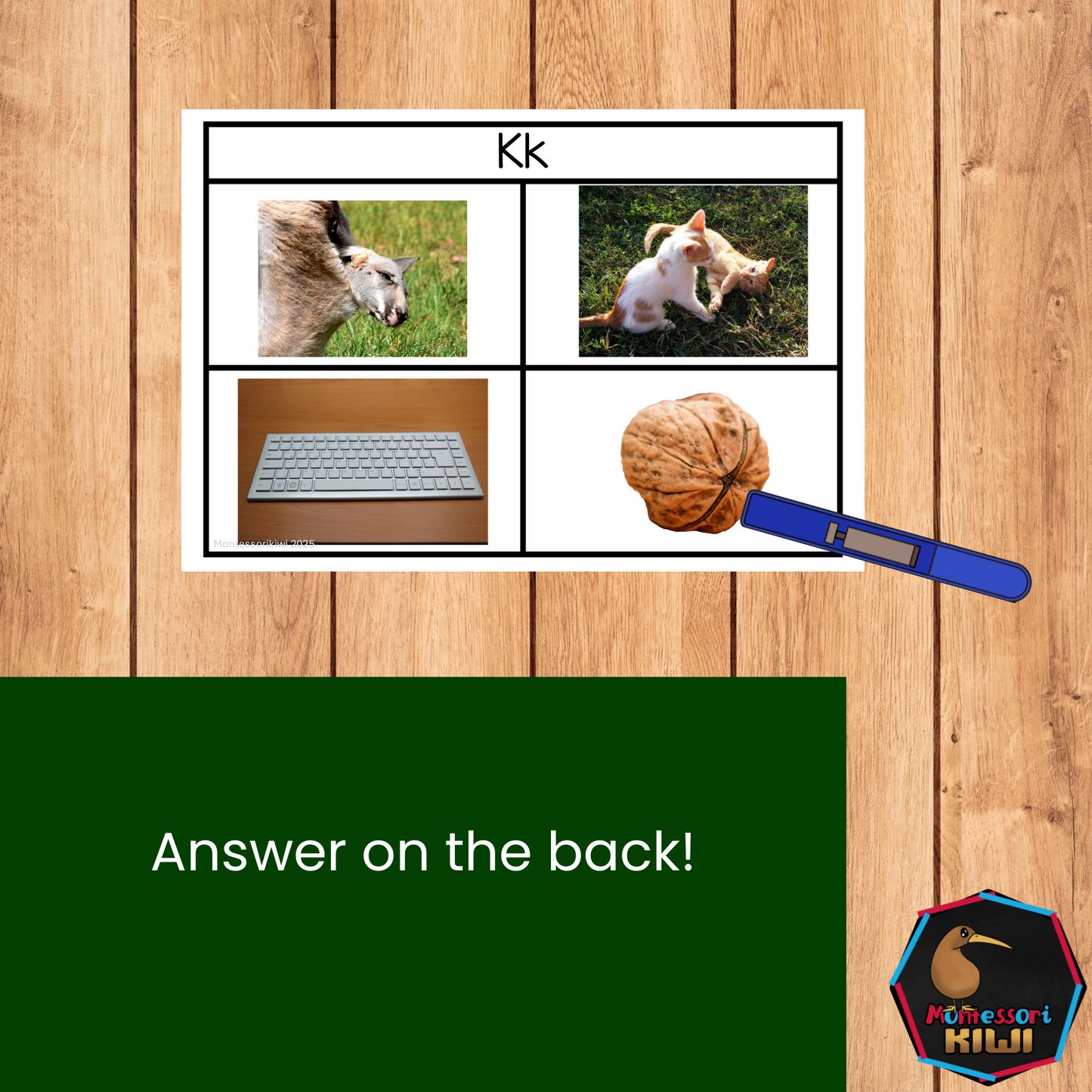 Modern Montessori Reading: Odd One Out initial sound isolation (literacy)