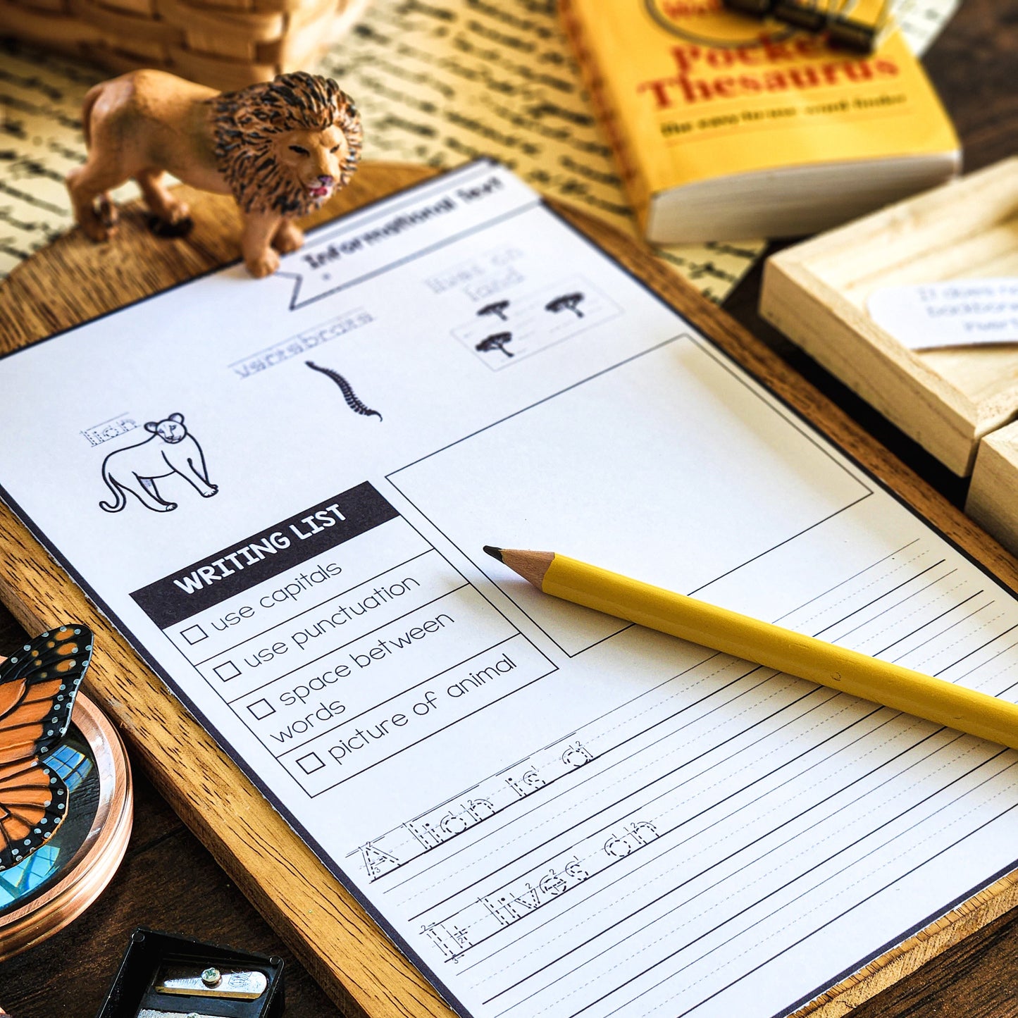 Beginner Animal Research Projects structured