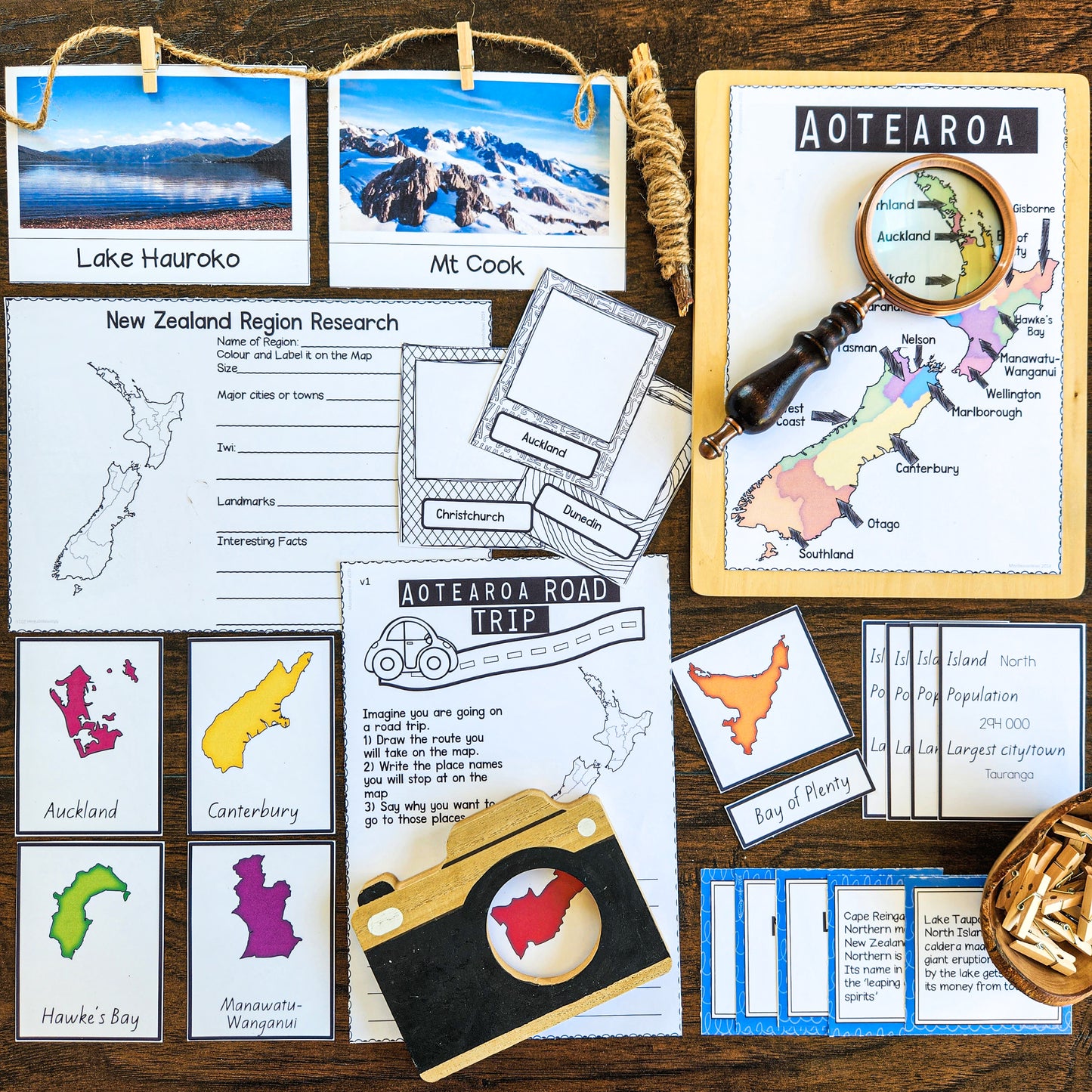 NZ Mapping Activities - montessorikiwi