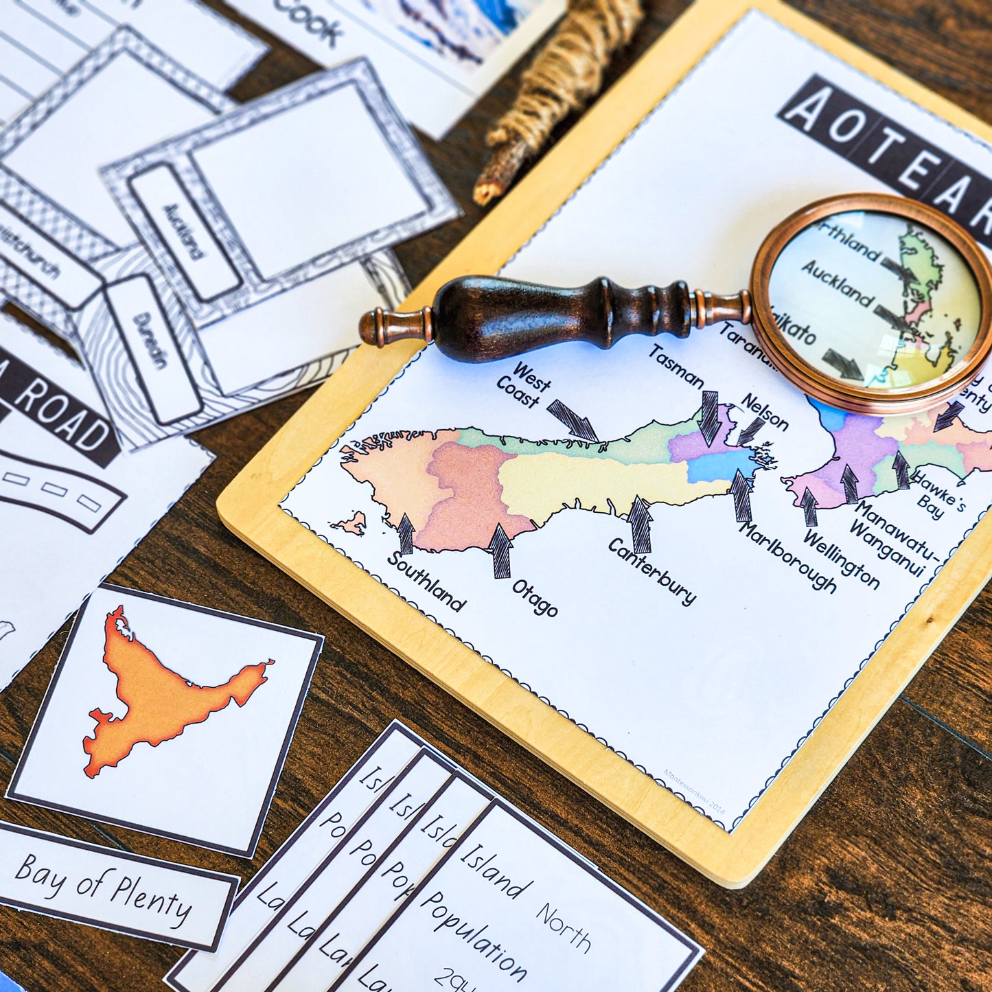 NZ Mapping Activities - montessorikiwi