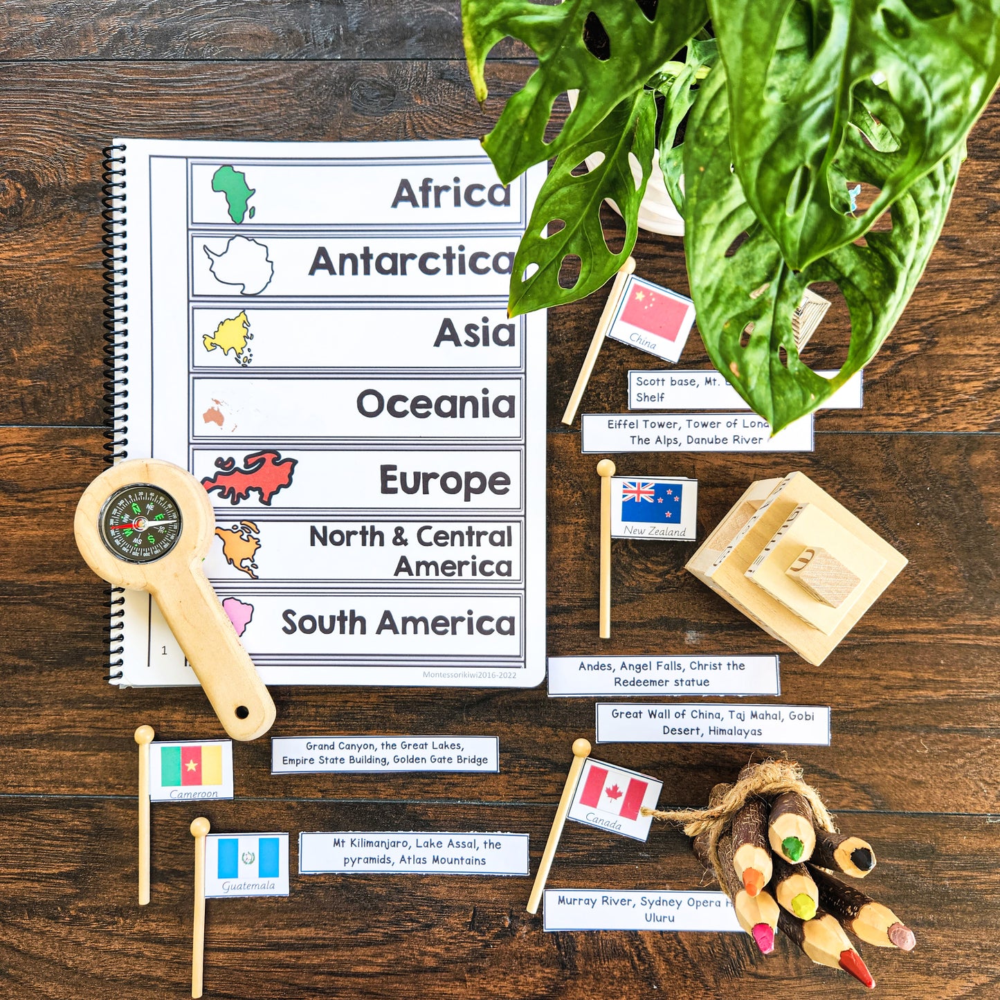 Continent Book - FREE - montessorikiwi