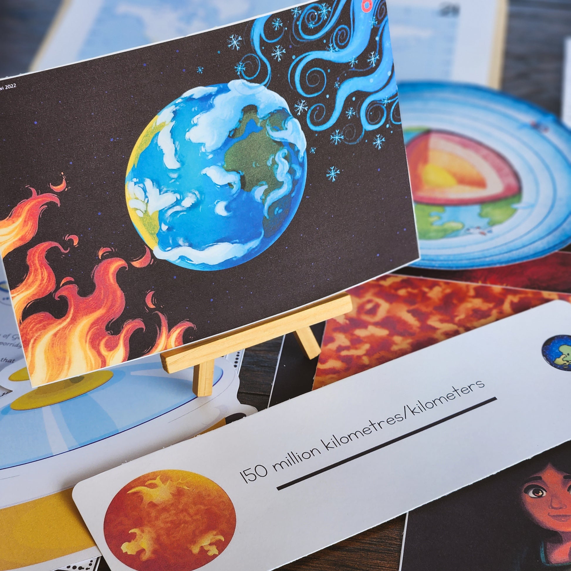 Geographic Impressionistic Bundle (cosmic) - montessorikiwi