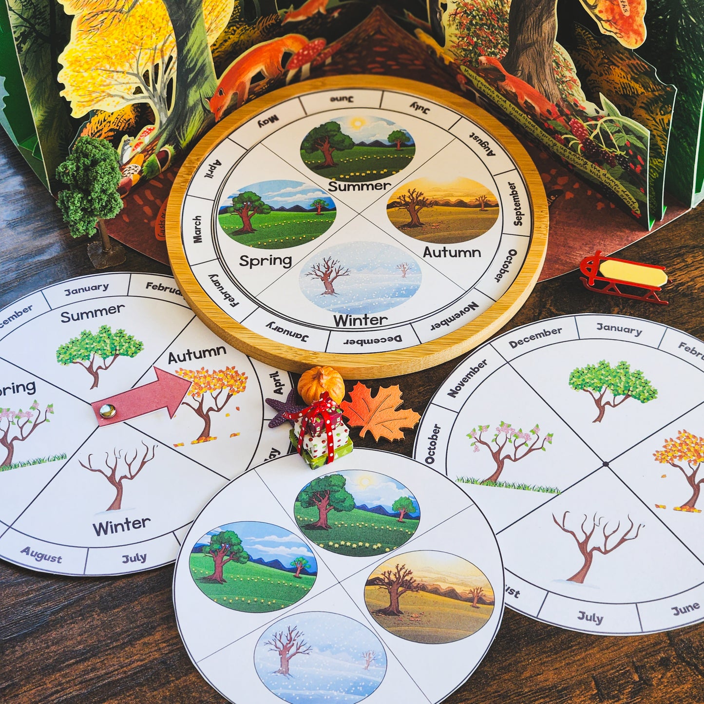 Southern Hemisphere Seasonal Wheel - montessorikiwi