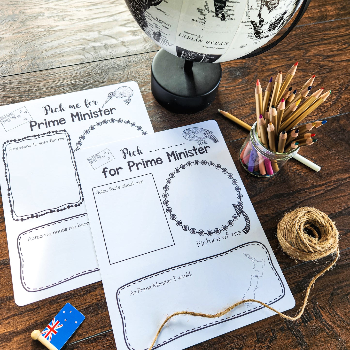 Prime Minister election activity - New Zealand - montessorikiwi