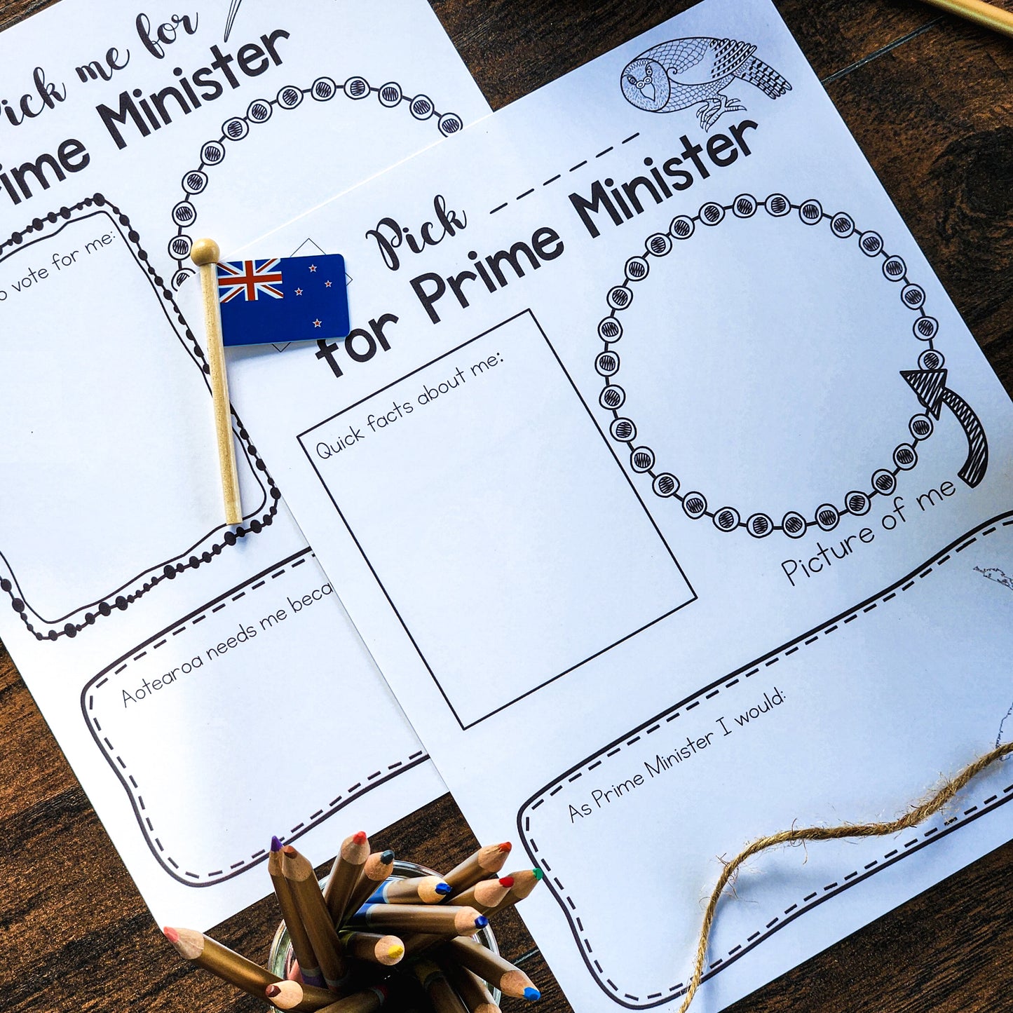 Prime Minister election activity - New Zealand - montessorikiwi
