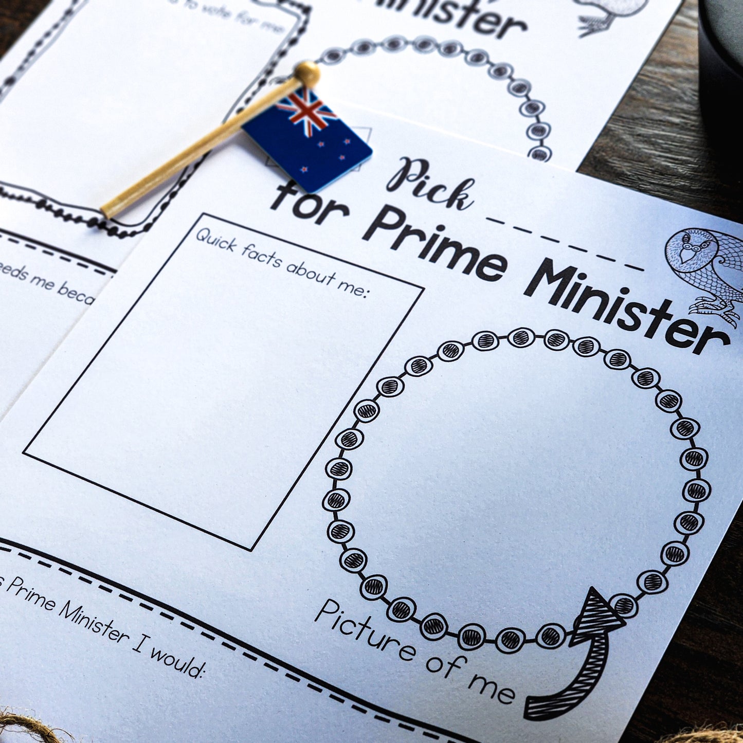 Prime Minister election activity - New Zealand - montessorikiwi