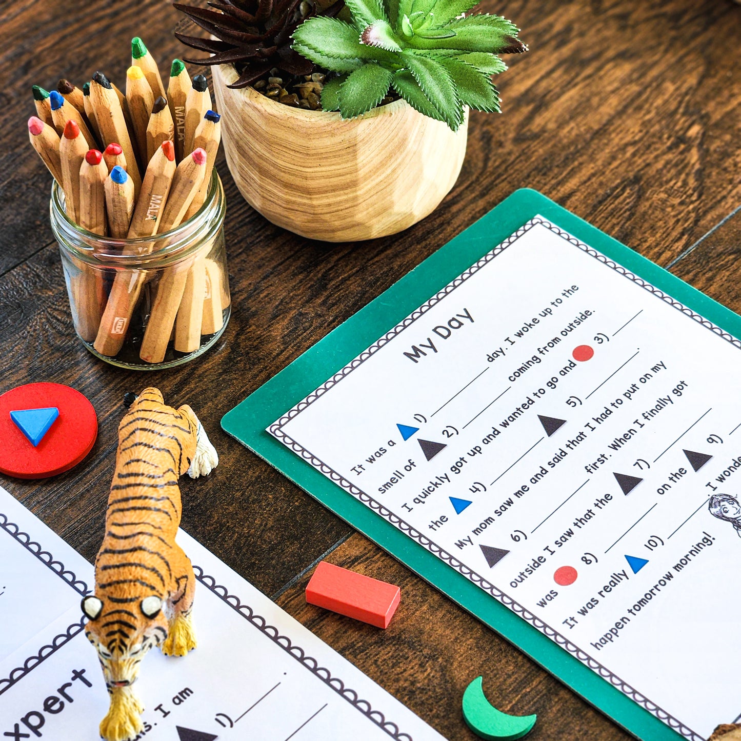 Montessori grammar activity set 1 (literacy) - subscription - montessorikiwi
