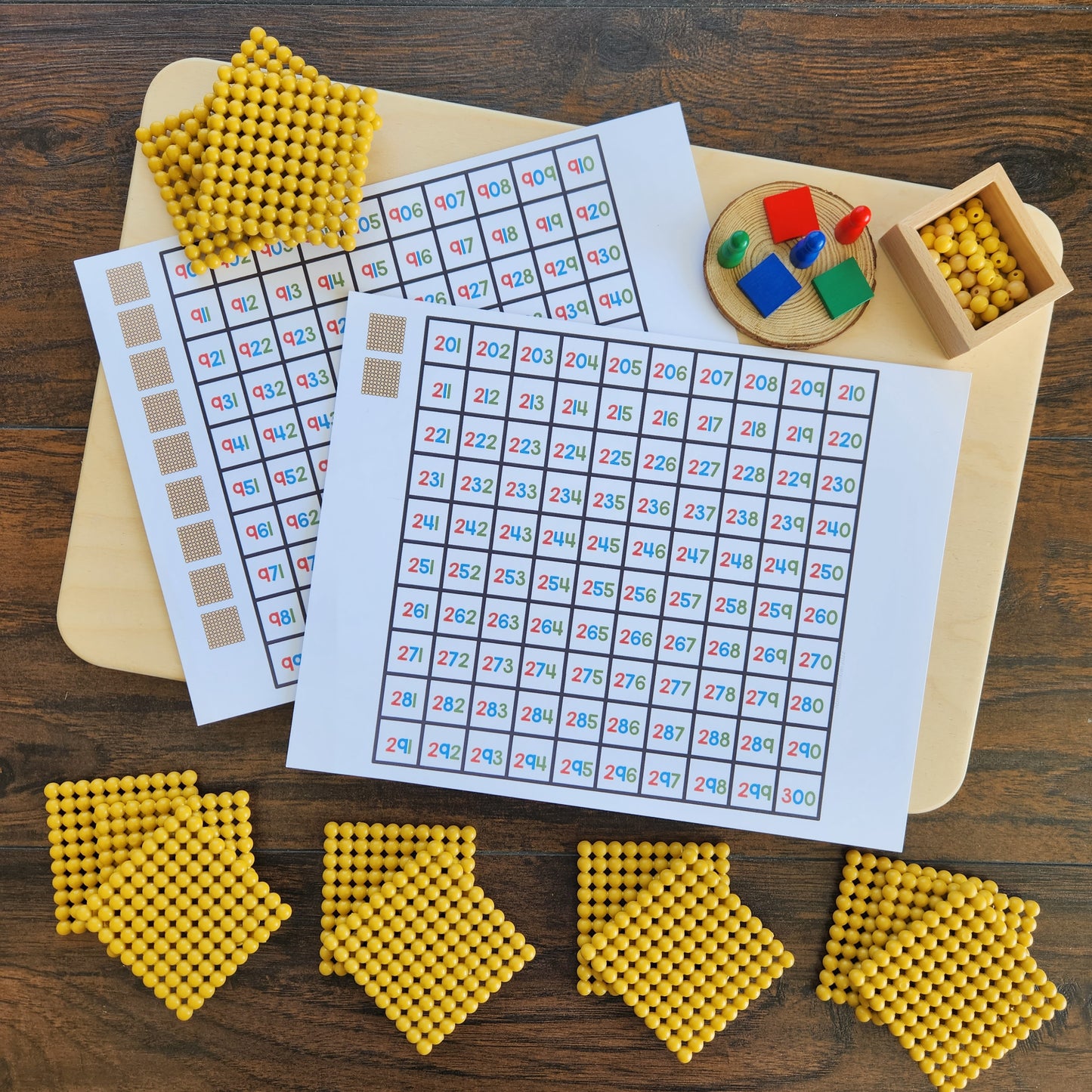 Hundreds Boards Charts - FREE - montessorikiwi
