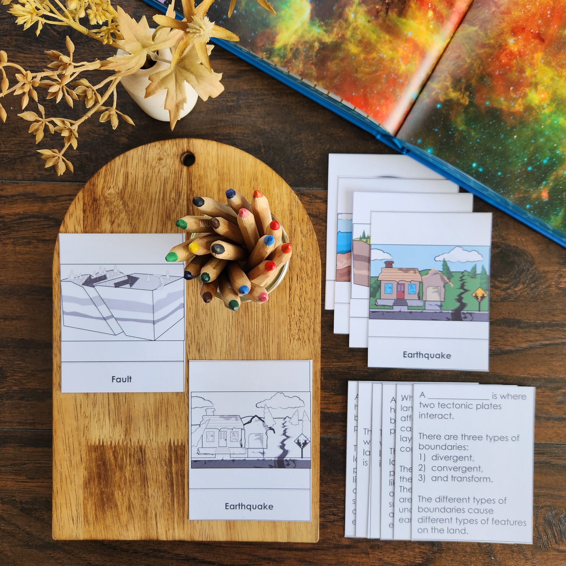 Earthquake Matching Cards - montessorikiwi