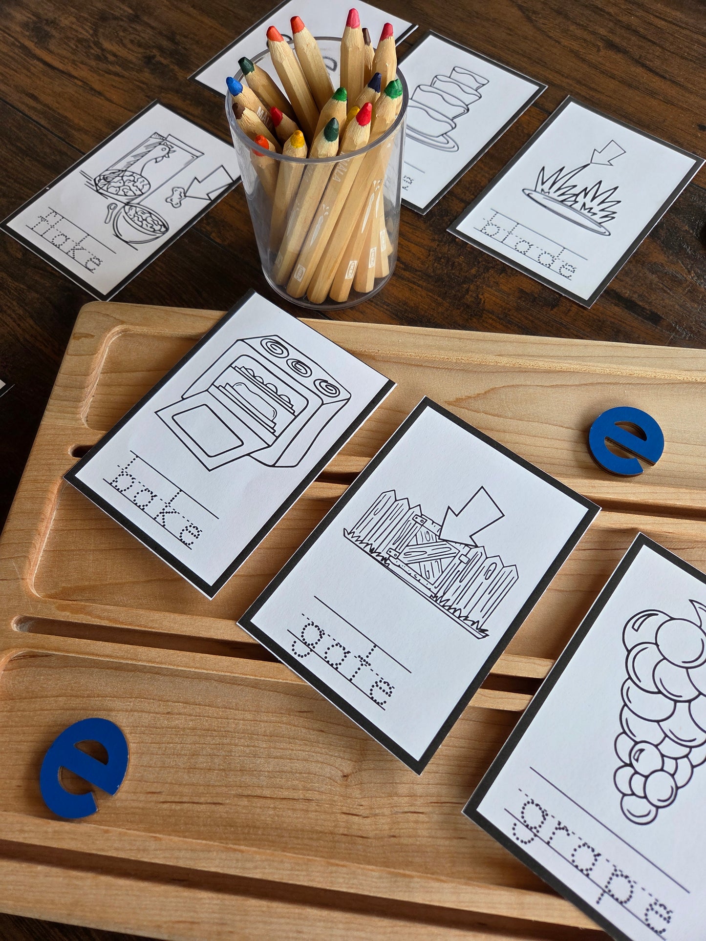 Modern Montessori Reading SOR silent e booklets (literacy)