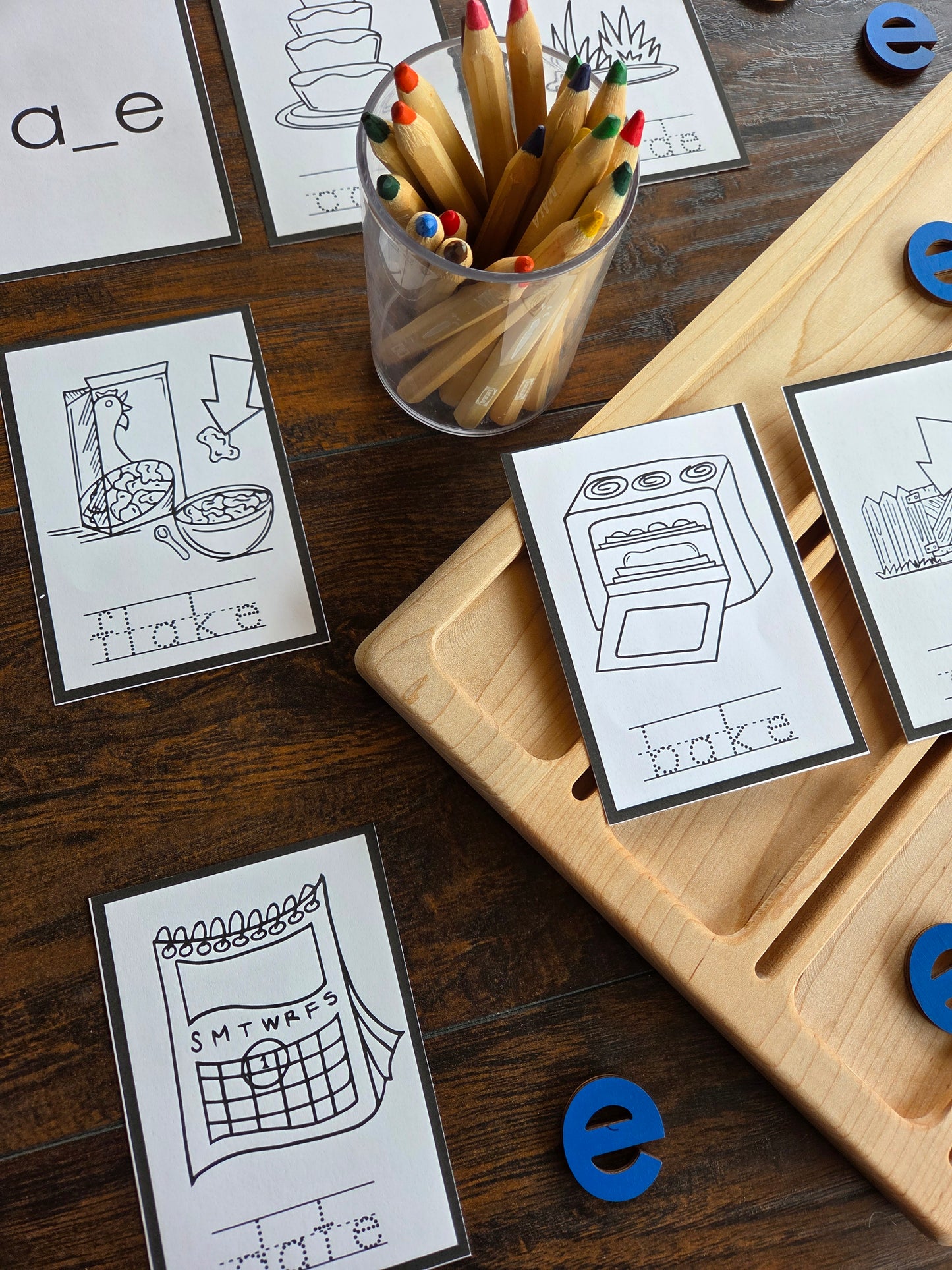 Modern Montessori Reading SOR silent e booklets (literacy)