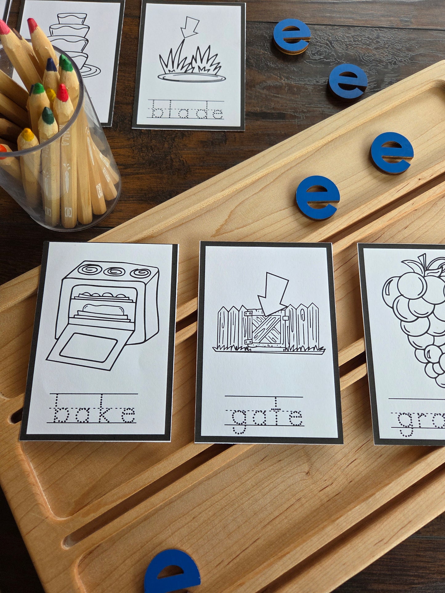 Modern Montessori Reading SOR silent e booklets (literacy)