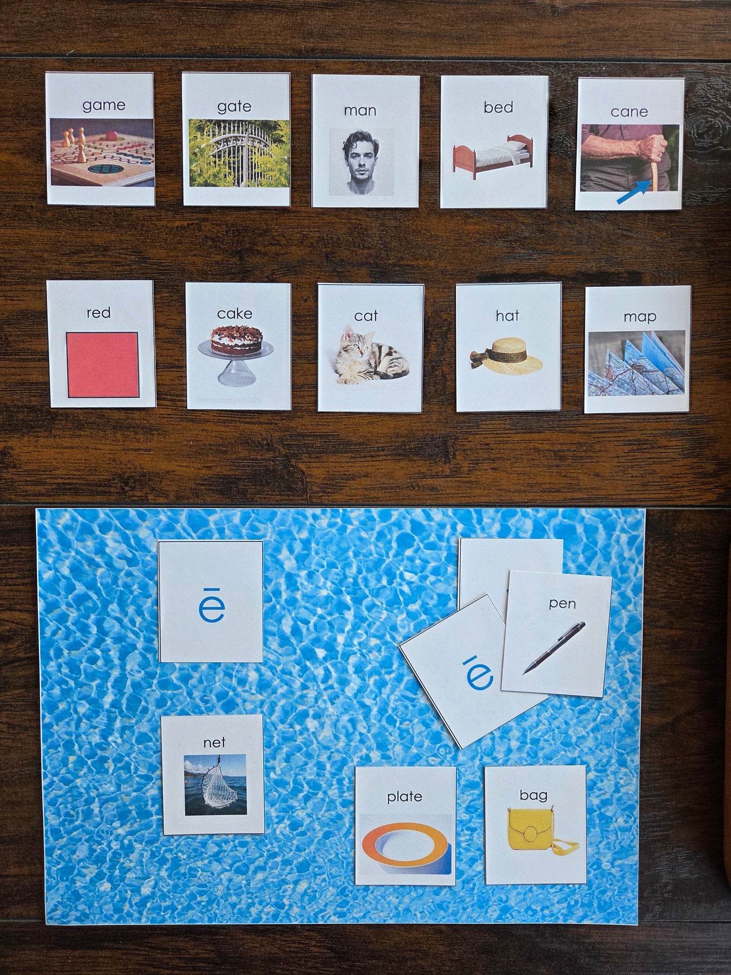 Modern Montessori Reading SOR Short and Long Vowel Aural 'Memory' Game (literacy)