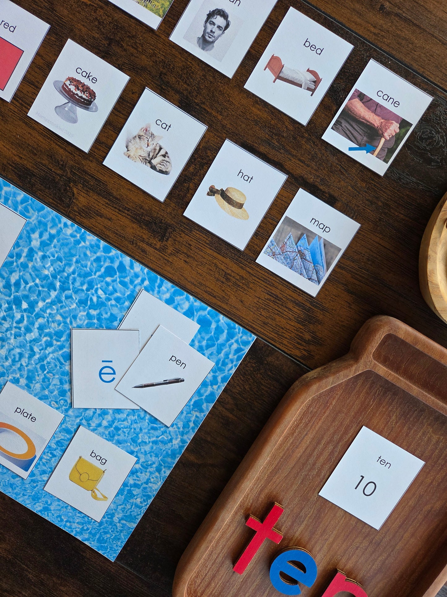 Modern Montessori Reading SOR Short and Long Vowel Aural 'Memory' Game (literacy)