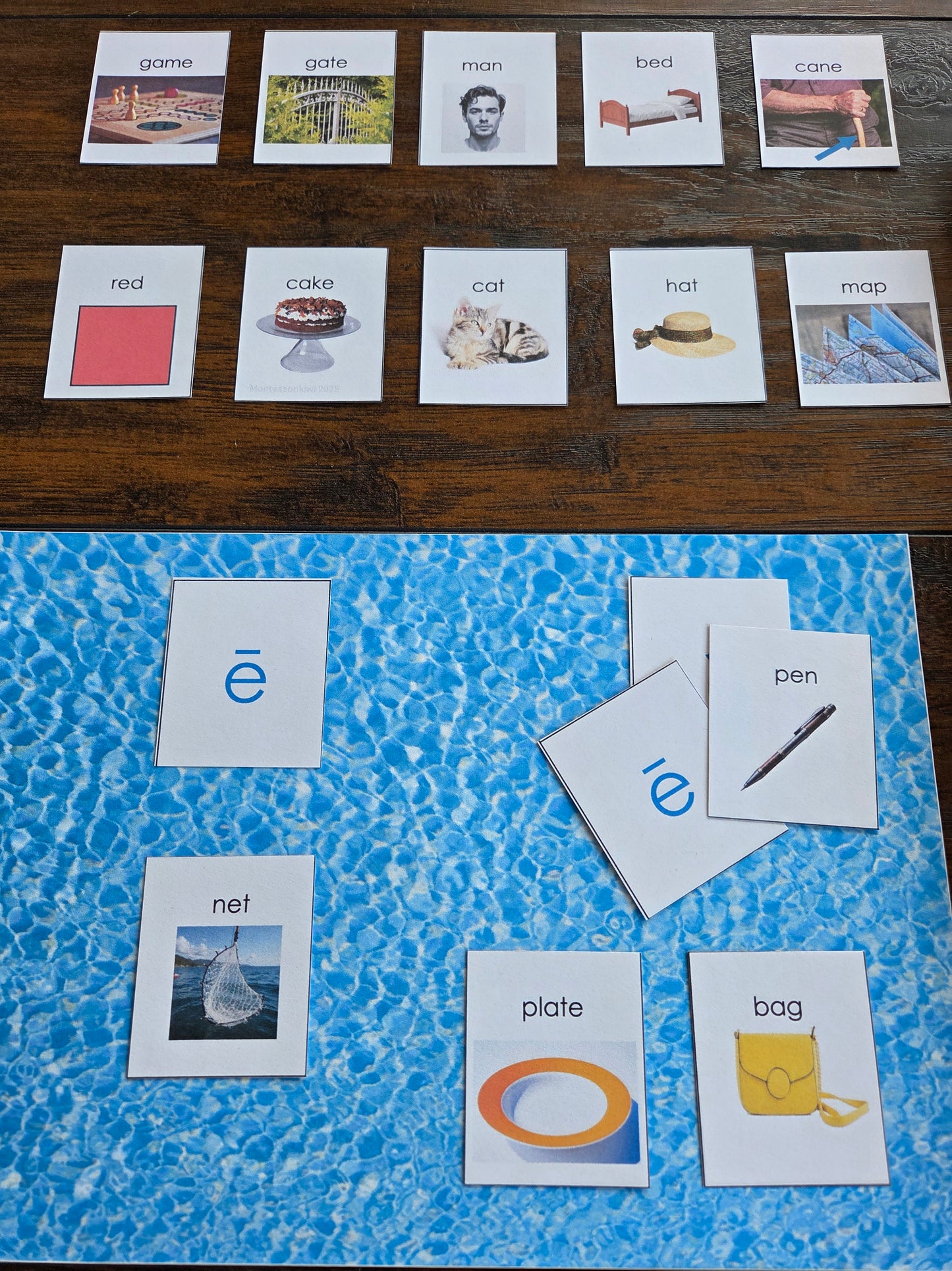 Modern Montessori Reading SOR Short and Long Vowel Aural 'Memory' Game (literacy)