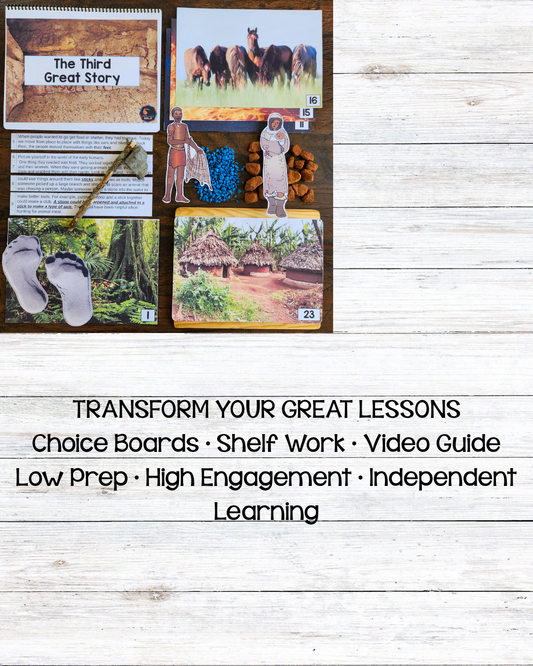 Montessori Great Lessons Bundle (Cosmic Education Resources Ages 6–12)
