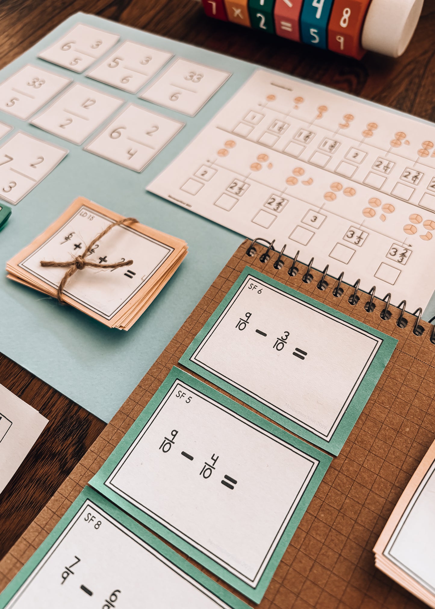 Montessori Fraction Bundle (Hands-On Activities & Task Cards)