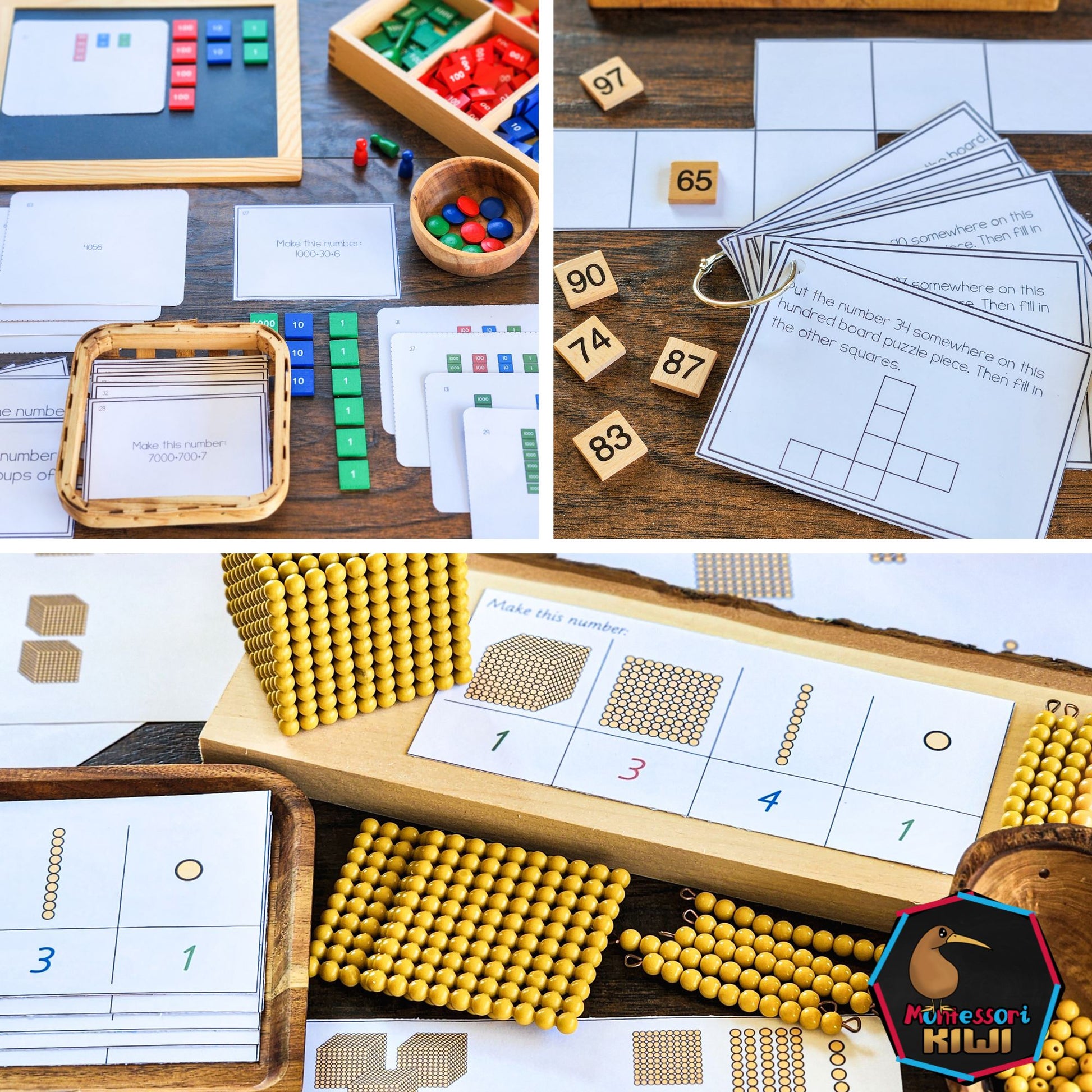 Place Value Bundle - montessorikiwi