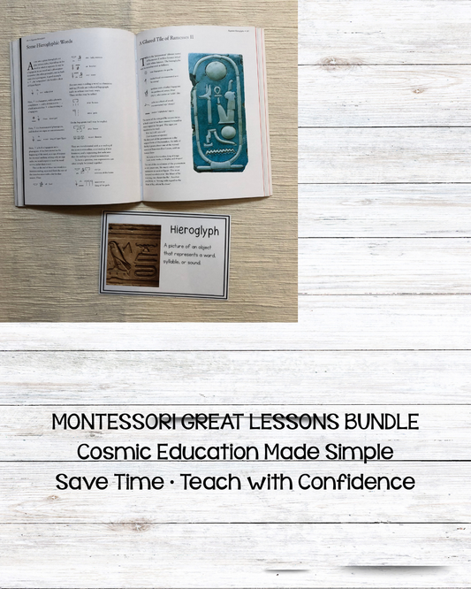 Montessori Great Lessons Bundle (Cosmic Education Resources Ages 6–12)