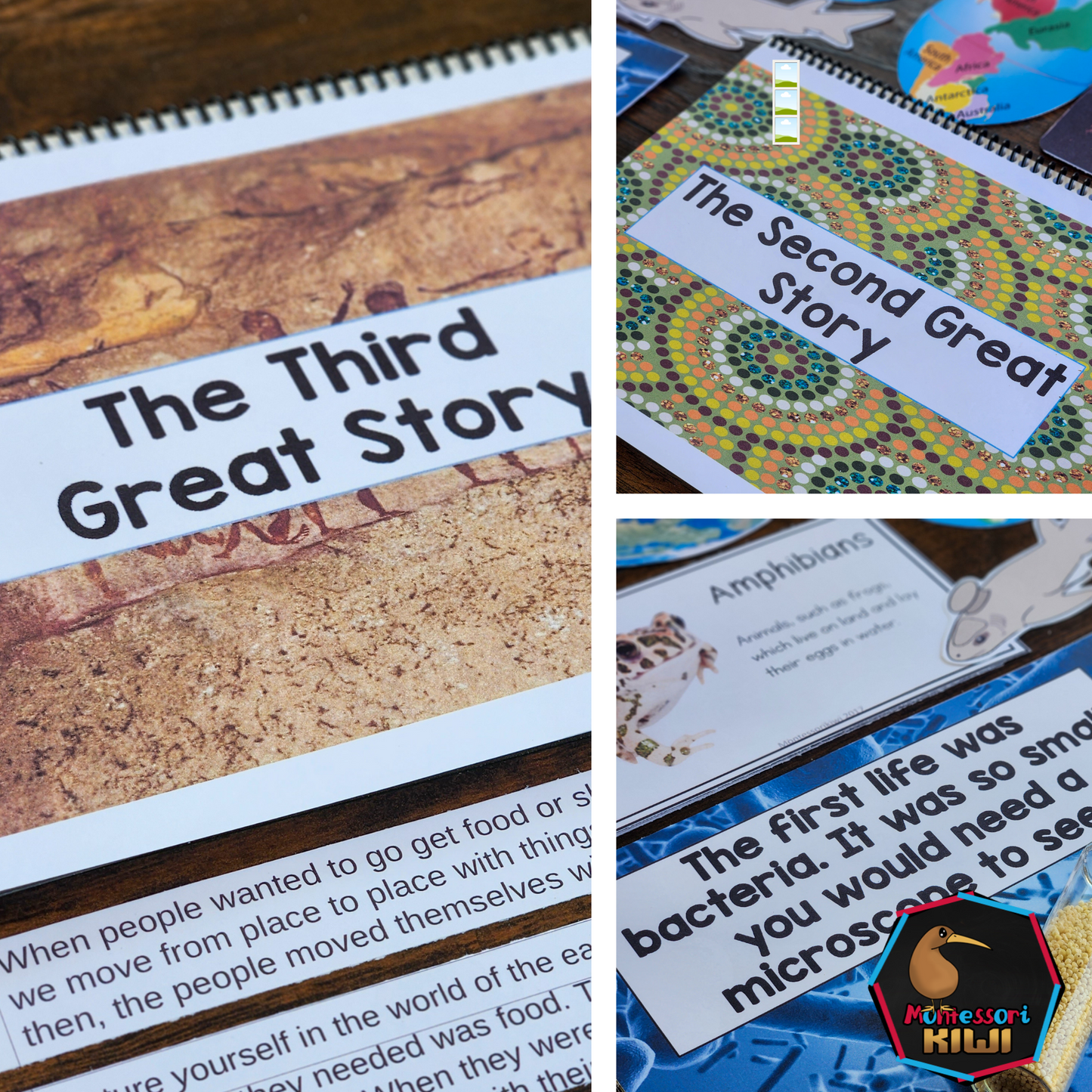 Montessori Great Story Script Bundle - montessorikiwi