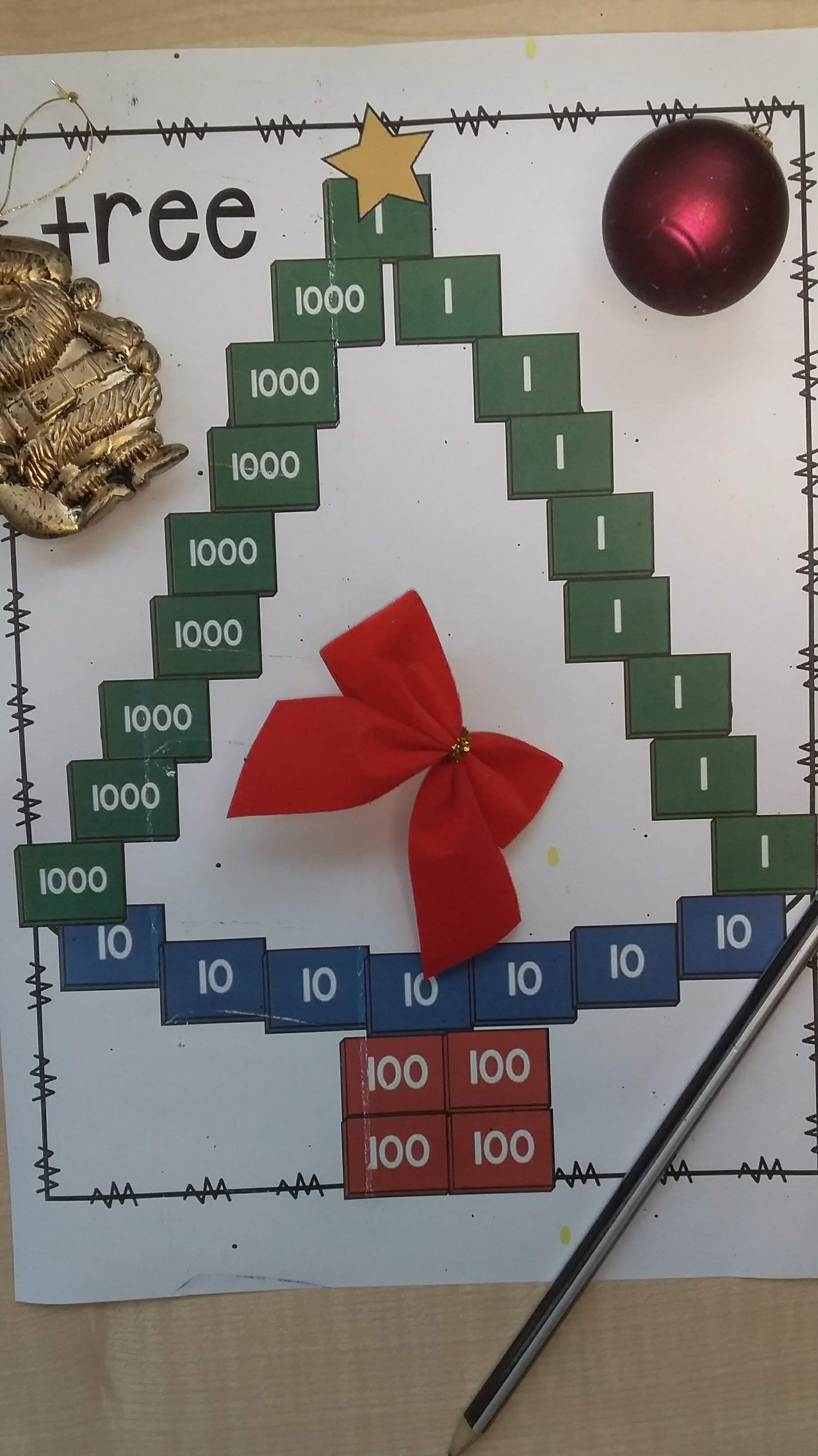 Montessori Christmas Activity - montessorikiwi