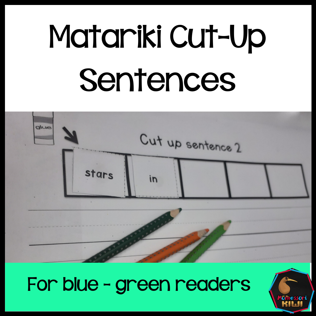 Matariki cut up sentences - montessorikiwi
