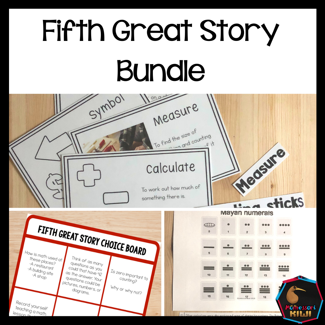 Montessori Fifth Great Story Bundle - montessorikiwi