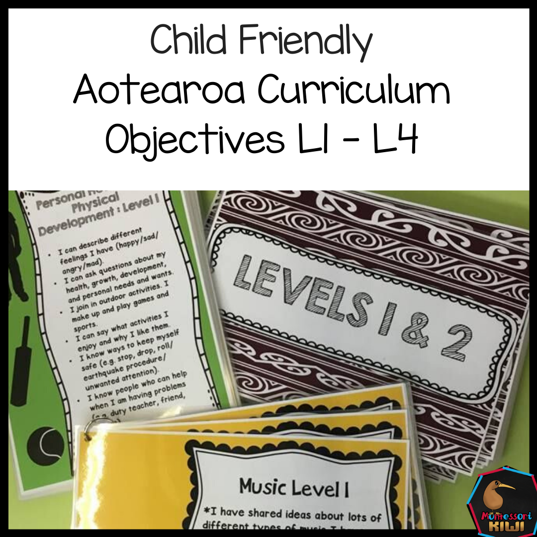 New Zealand Curriculum Bundle - montessorikiwi