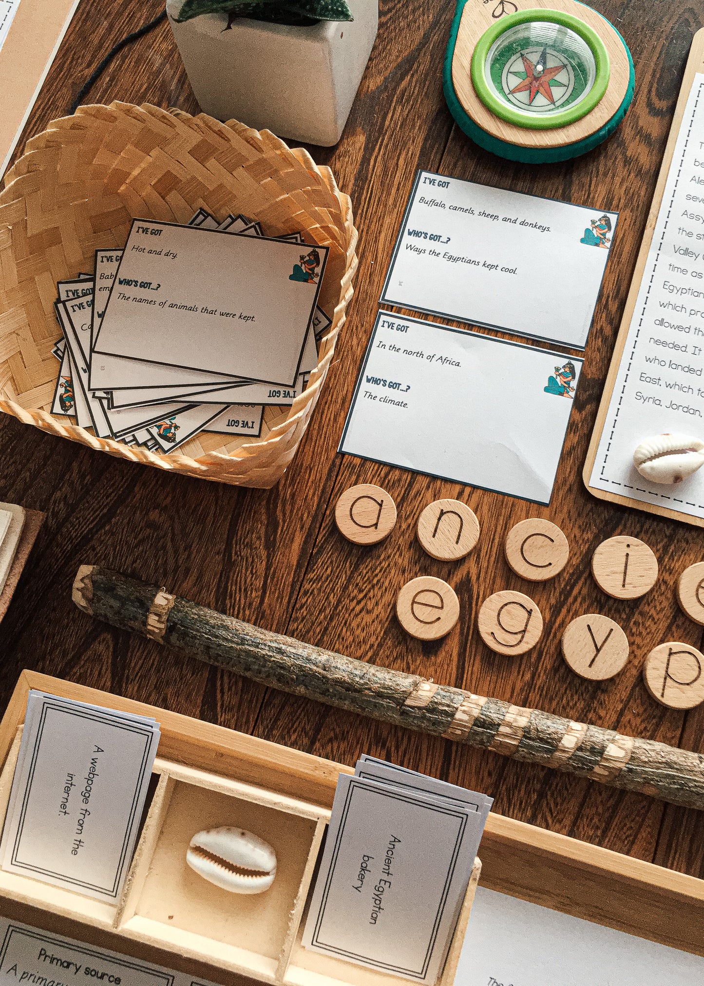 Ancient Egypt Civilization work - montessorikiwi