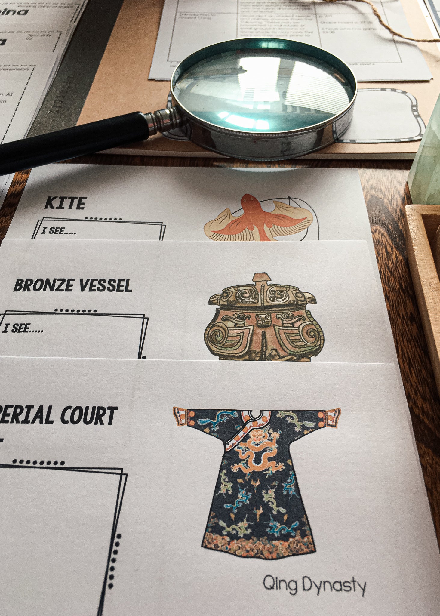 Ancient China Civilization work - montessorikiwi