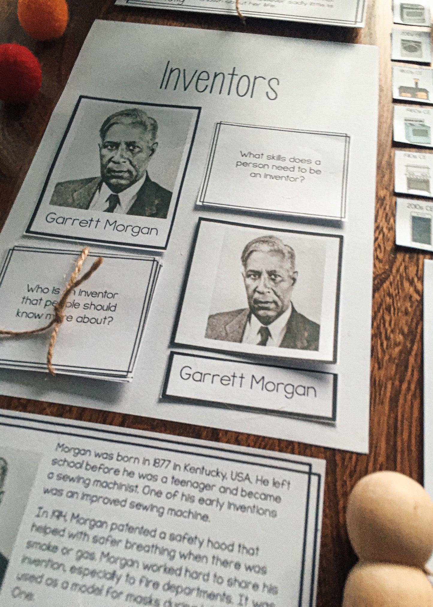 Montessori inspired Inventions and Inventors Unit (cosmic) - montessorikiwi