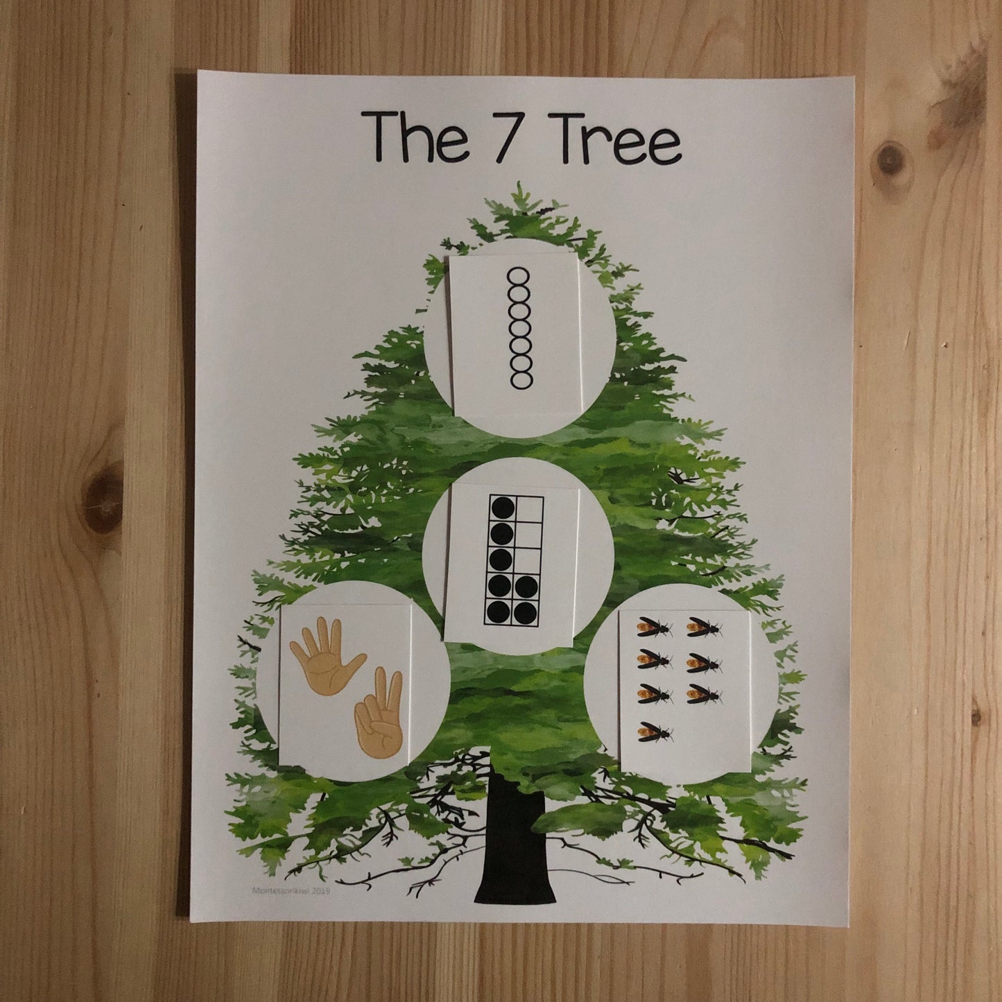 Montessori Inspired Number Trees - montessorikiwi