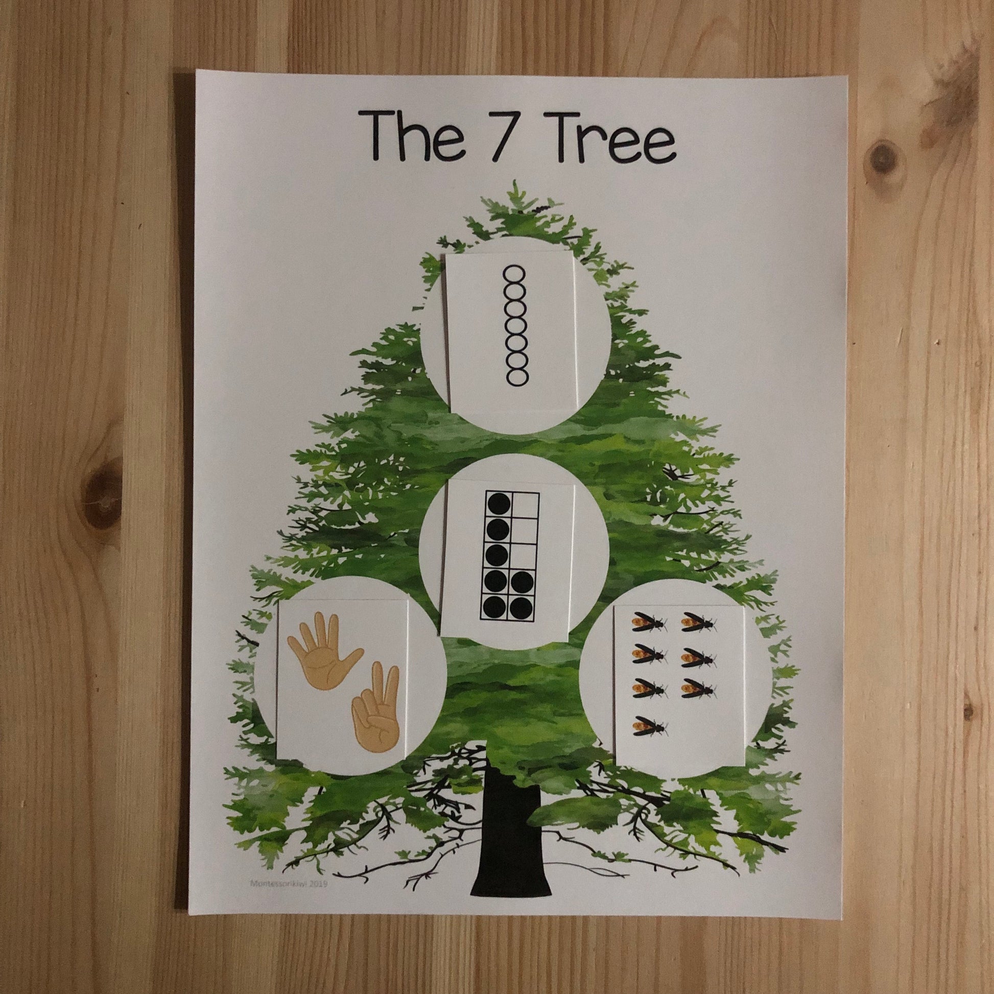 Montessori Inspired Number Trees - montessorikiwi