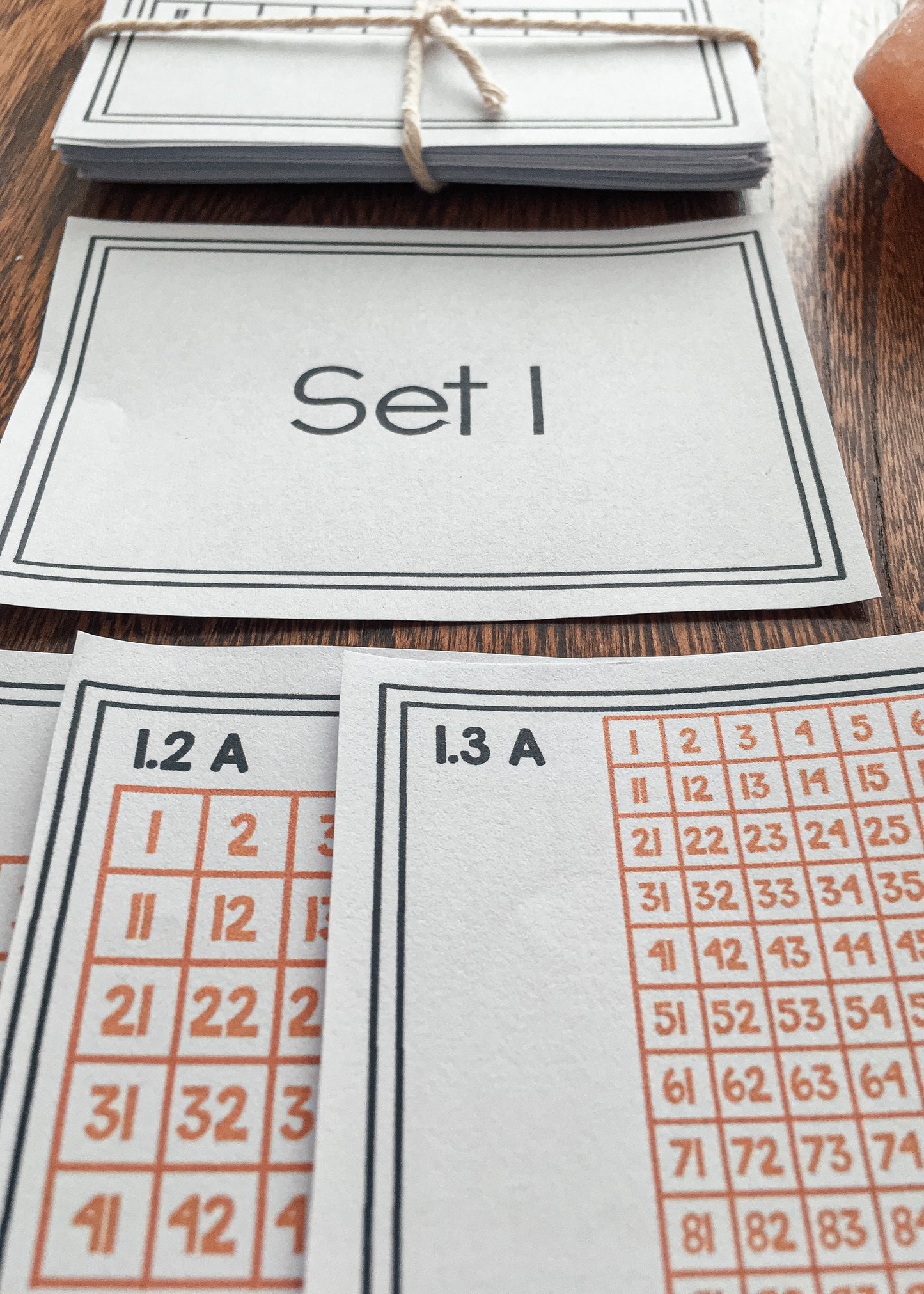 Montessori math: hundreds board task cards Bundle - montessorikiwi