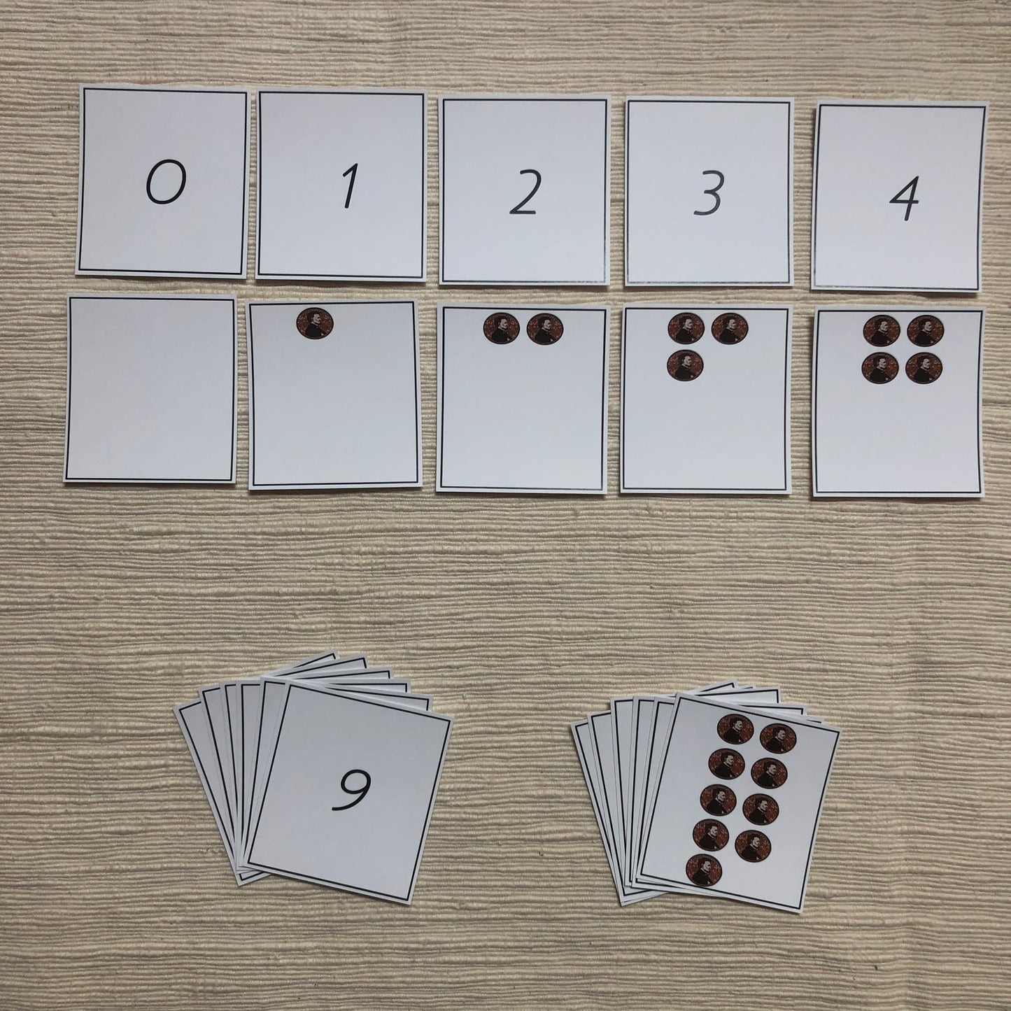 US Money Montessori Inspired Pennies as Counters - montessorikiwi