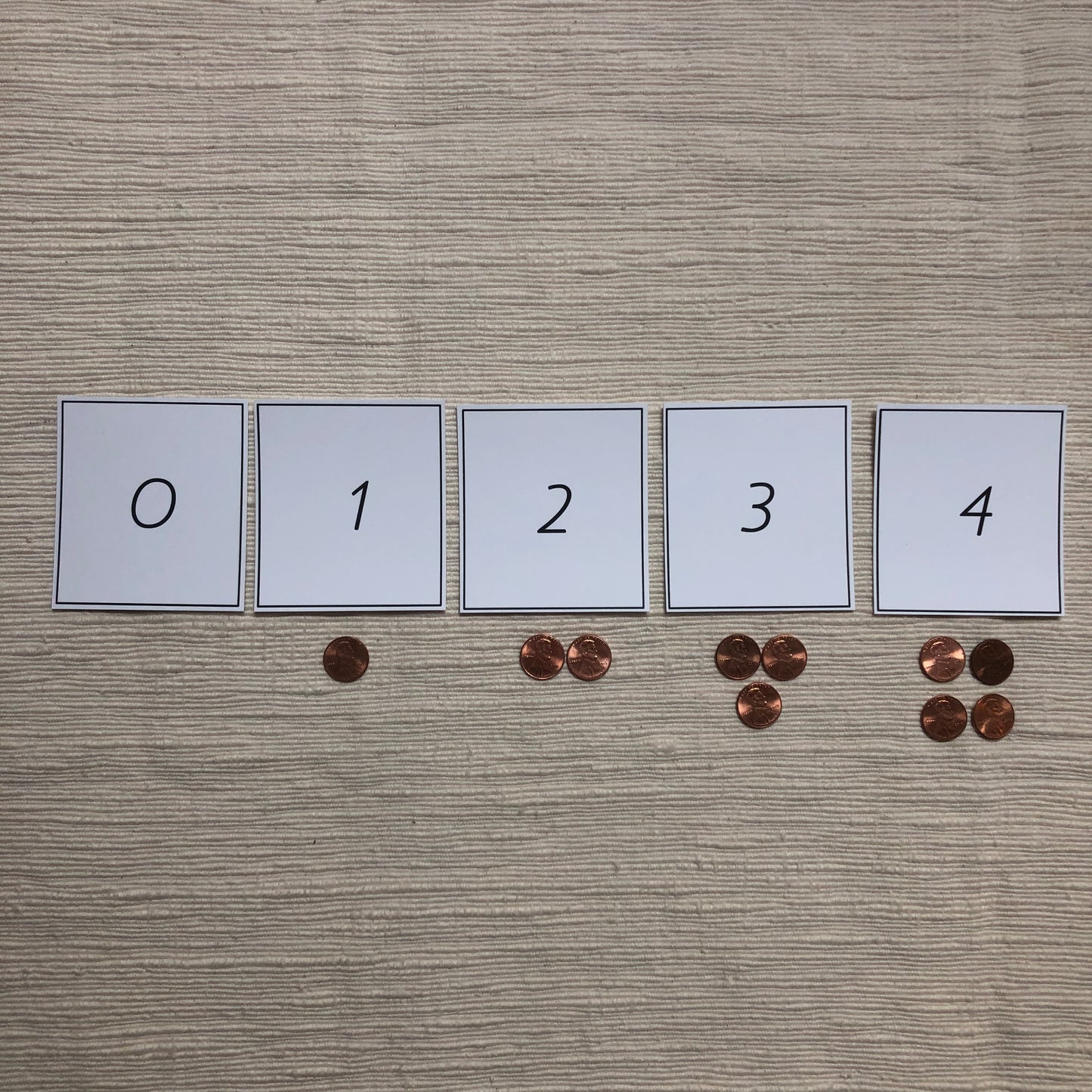 US Money Montessori Inspired Pennies as Counters - montessorikiwi