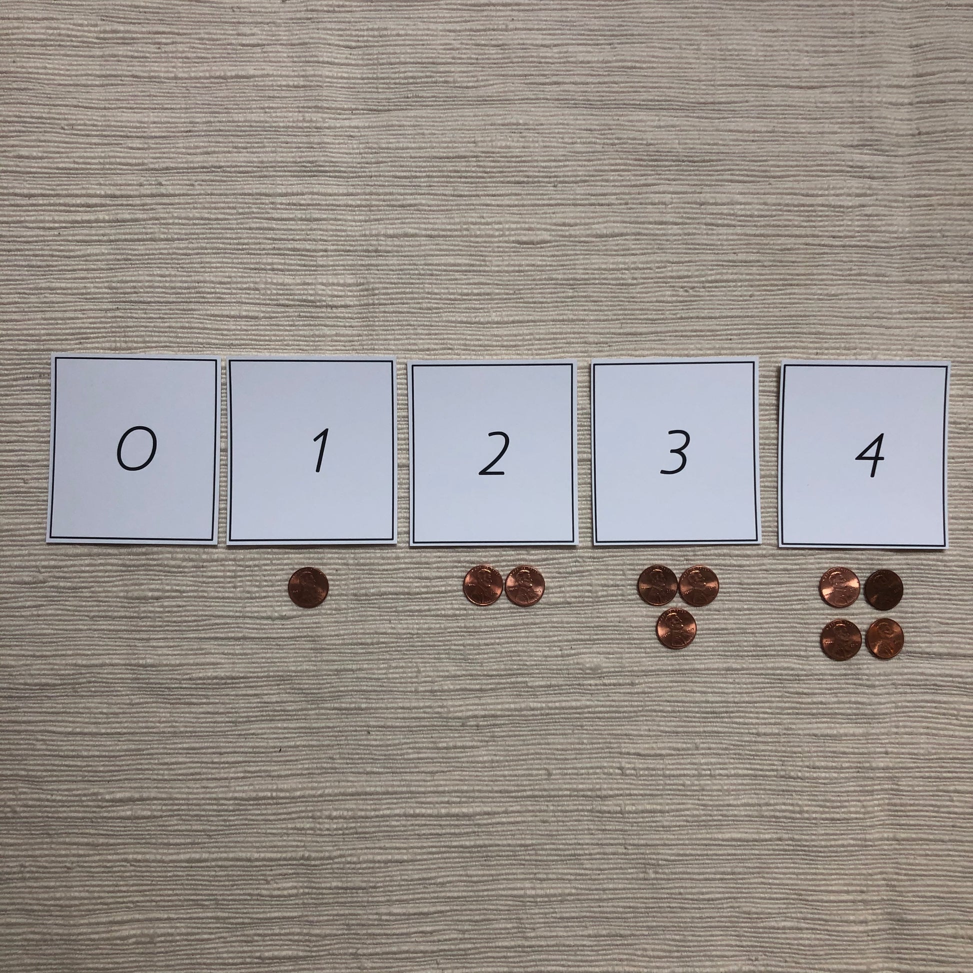 US Money Montessori Inspired Pennies as Counters - montessorikiwi