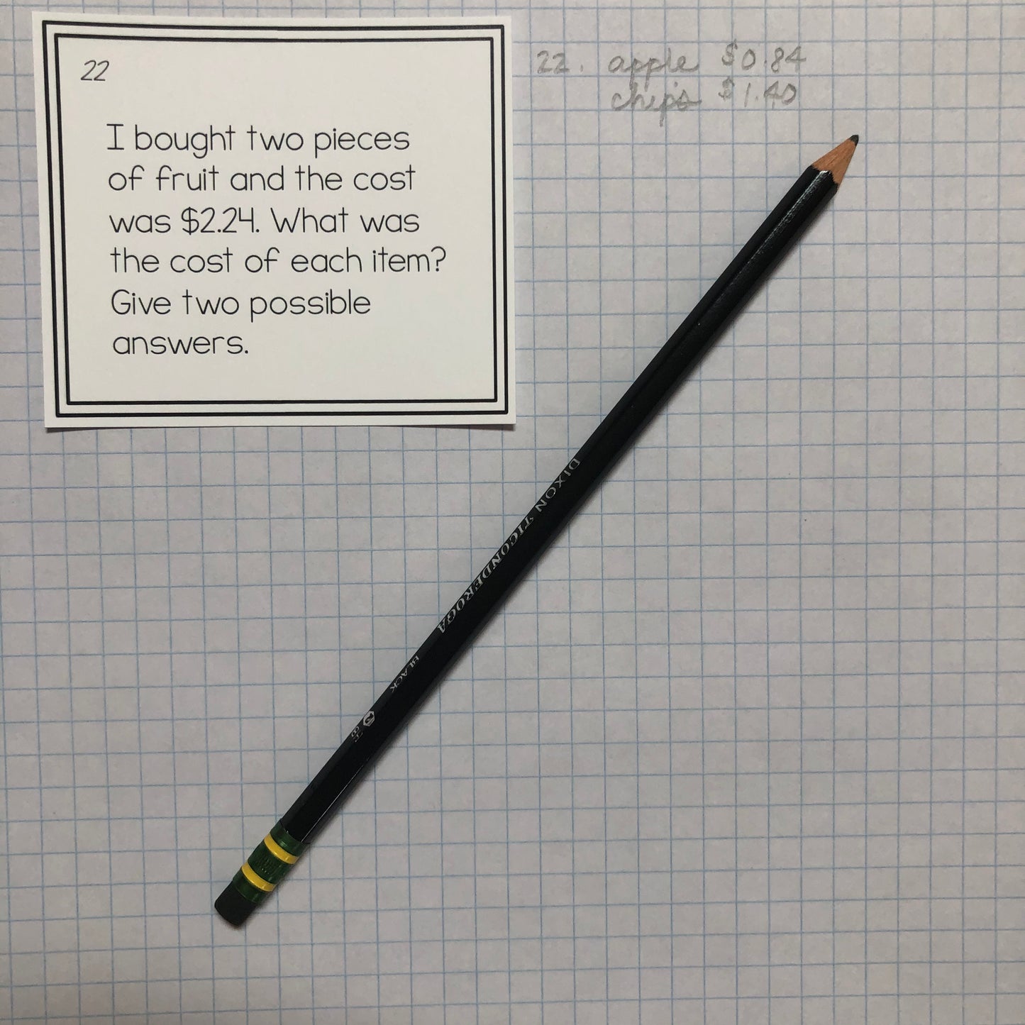 US Money Open Ended Problems - montessorikiwi