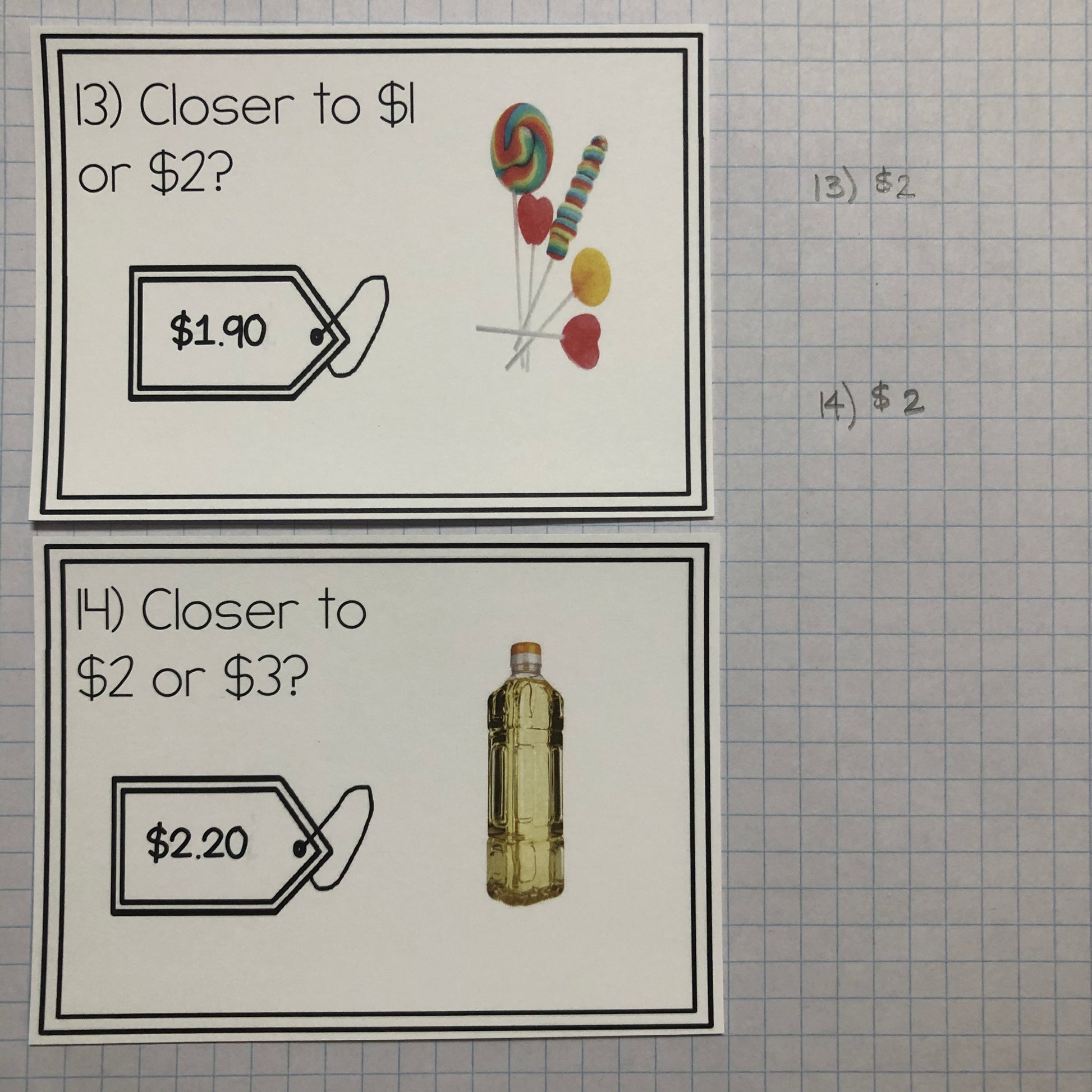 US Money Rounding Task Cards - montessorikiwi