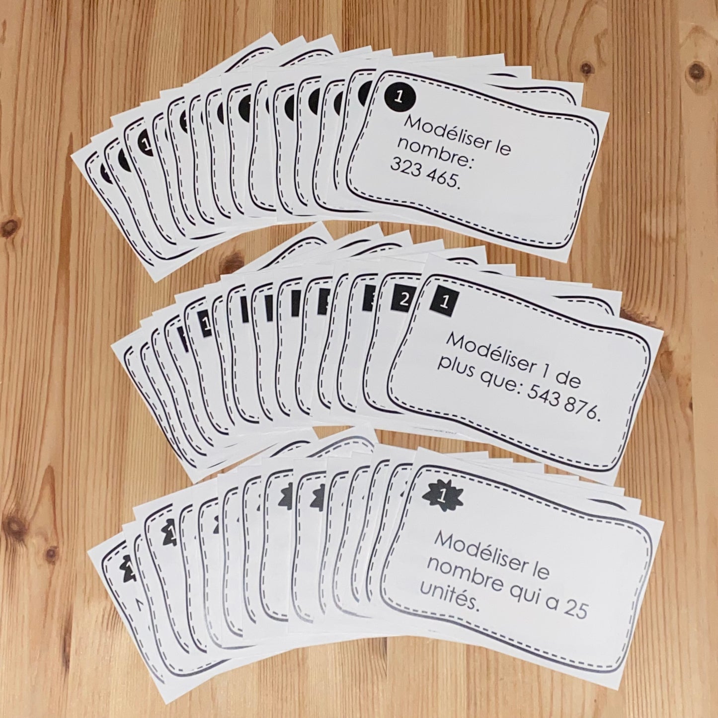Cartes de tâches: Damier Montessori (checkerboard task cards french) - montessorikiwi
