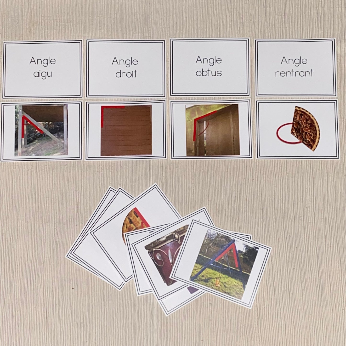 Classement des angles (Angle sorting - french) - montessorikiwi