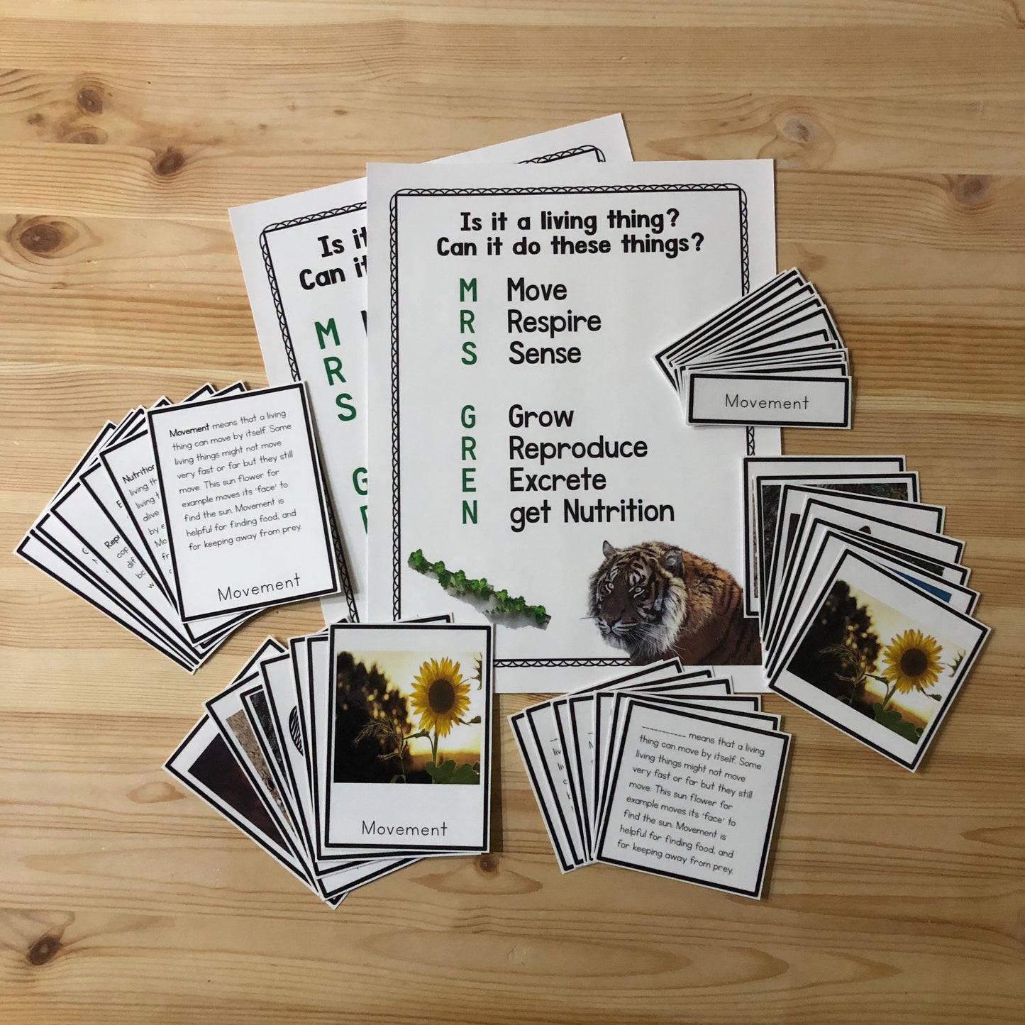 MRS GREN what makes something a living organism? - montessorikiwi