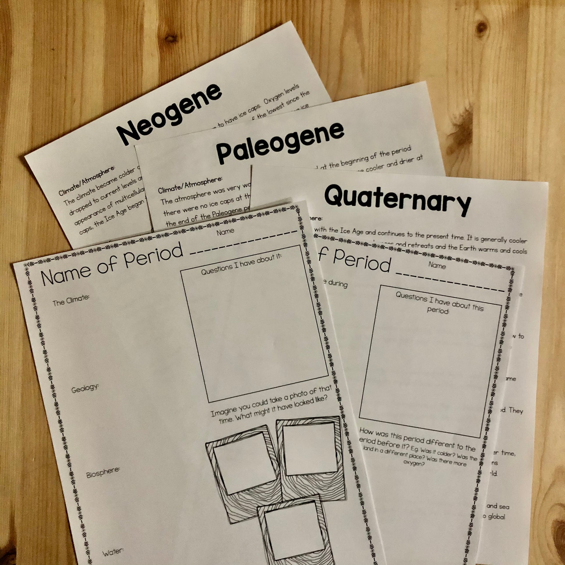 Cenozoic Research Projects (cosmic) - montessorikiwi