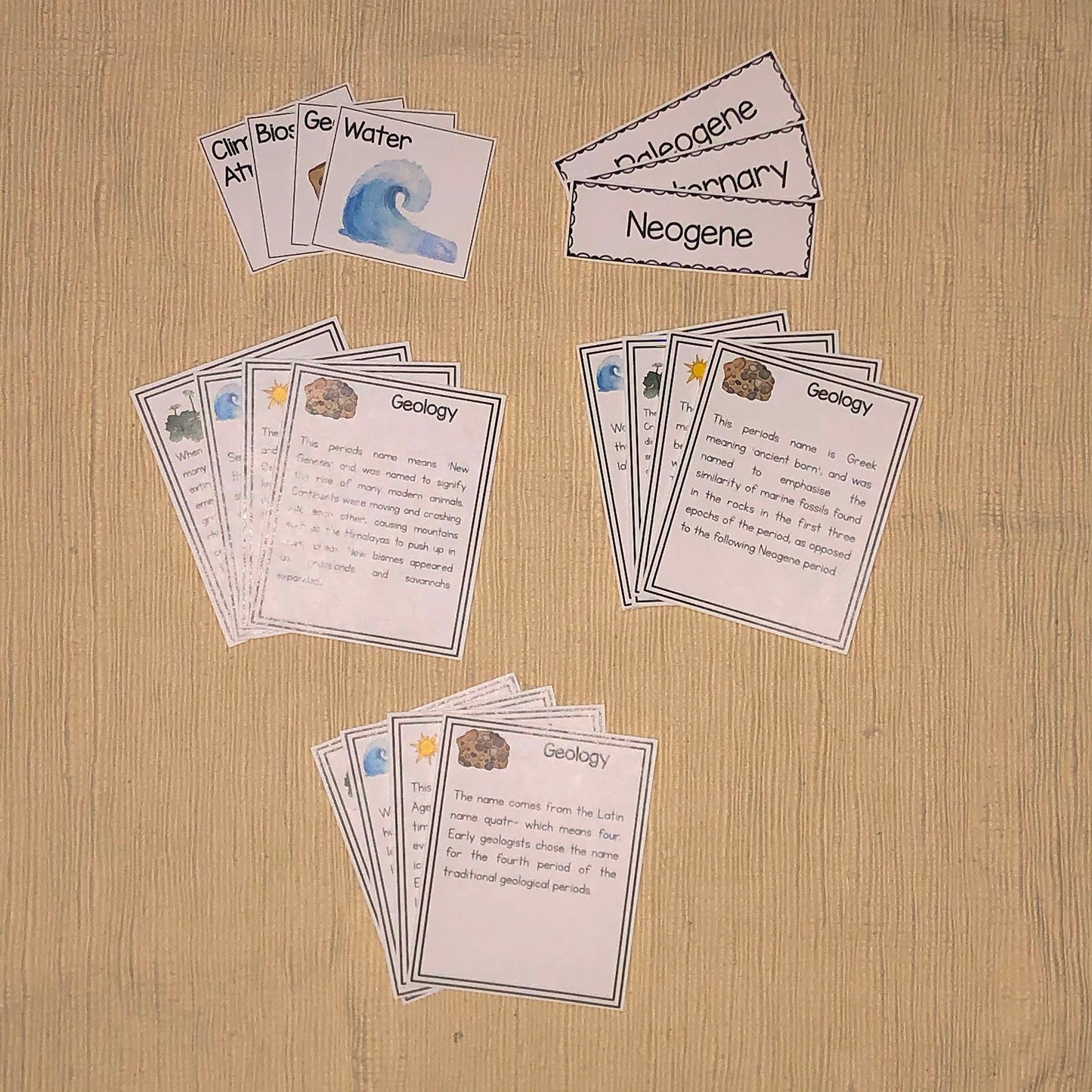 Cenozoic Sorting Activity (cosmic) - montessorikiwi