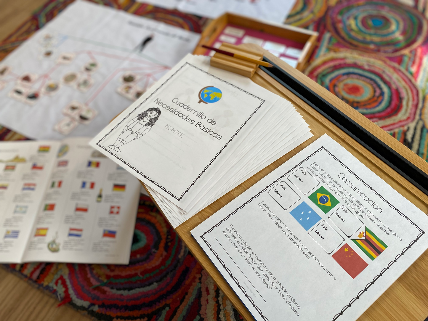 Cuadernillo de trabajo de Necesidades Básicas para primaria Montessori (Fundamental Human Needs Student Workbook) - montessorikiwi