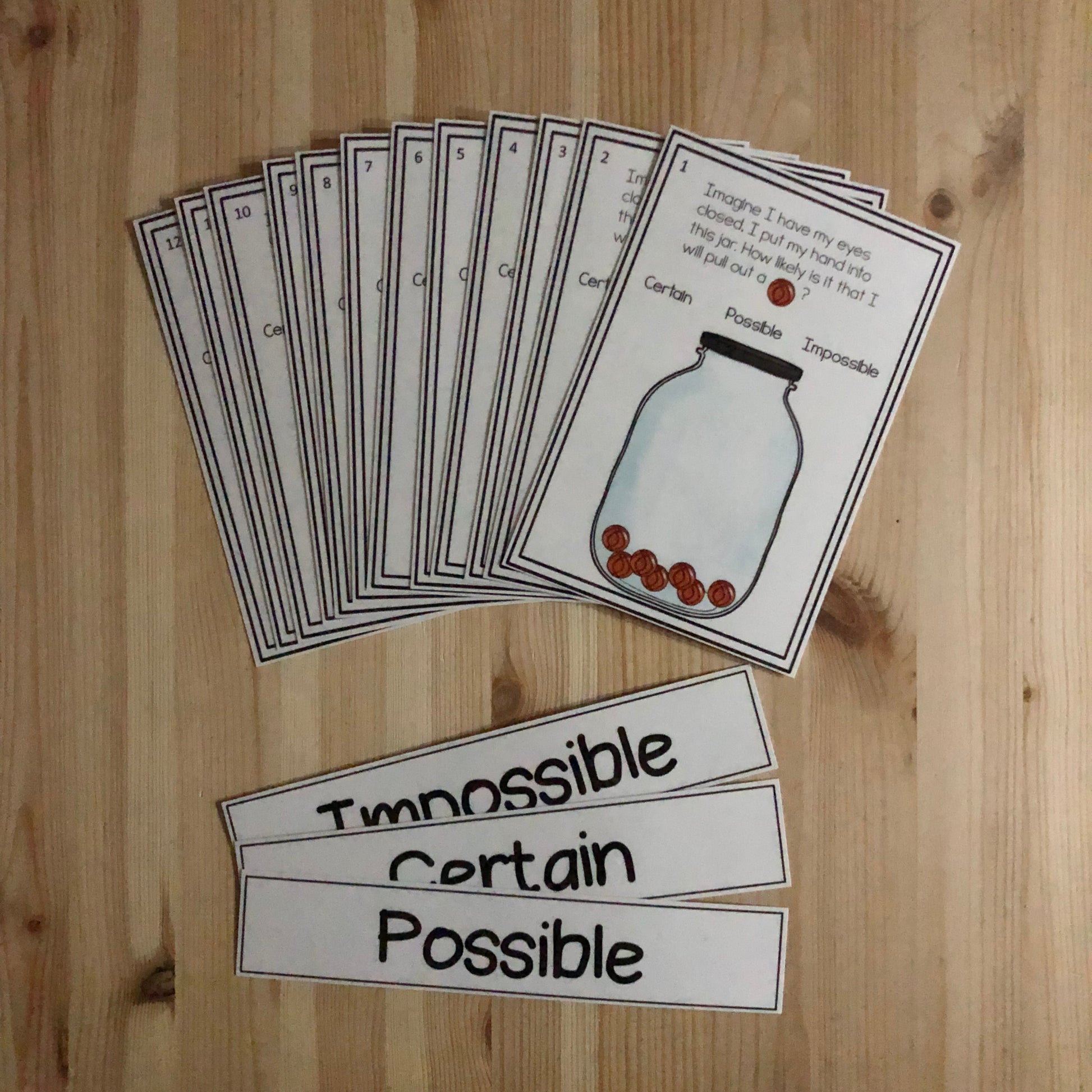 Montessori math: Probability - montessorikiwi