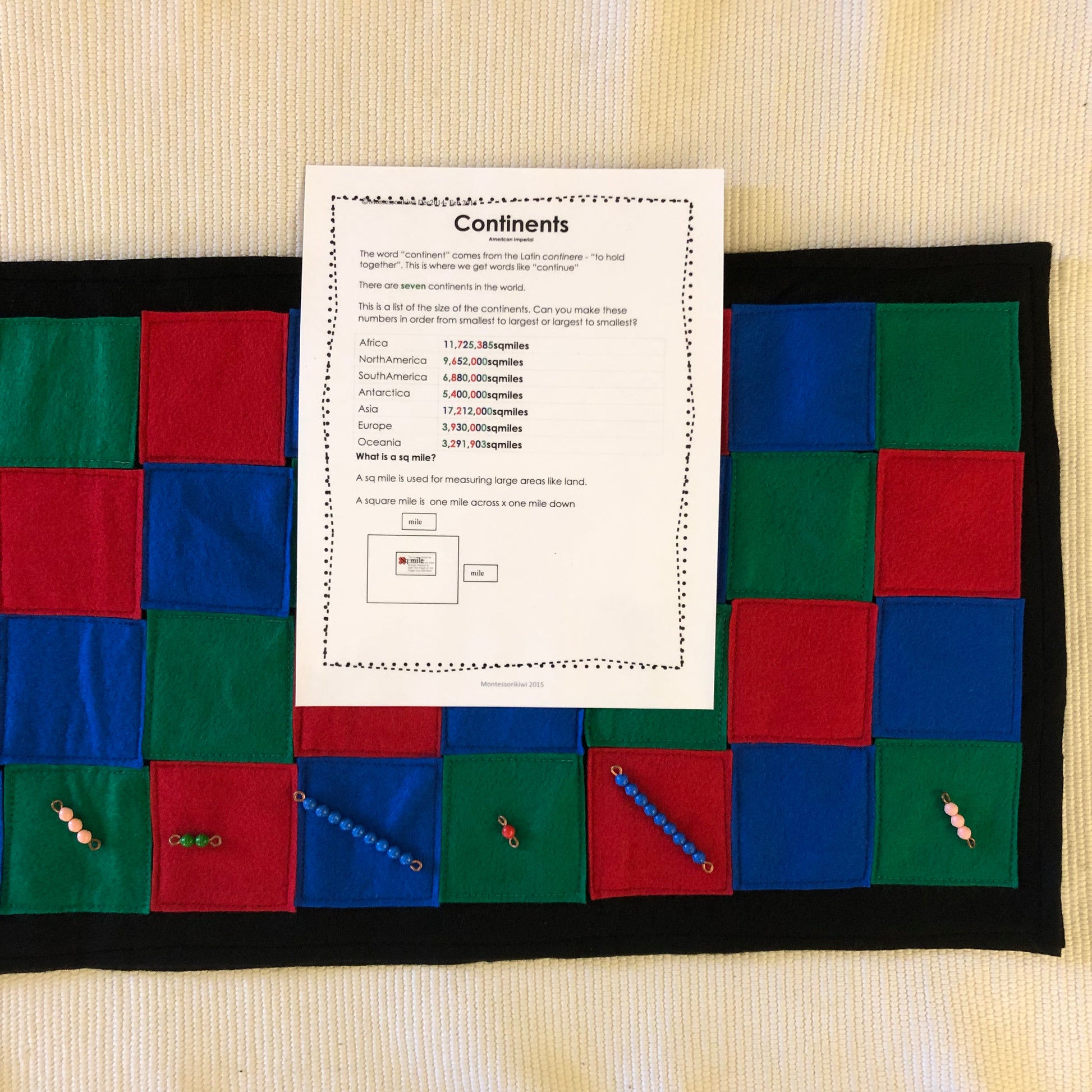 Checkerboard Stories - montessorikiwi