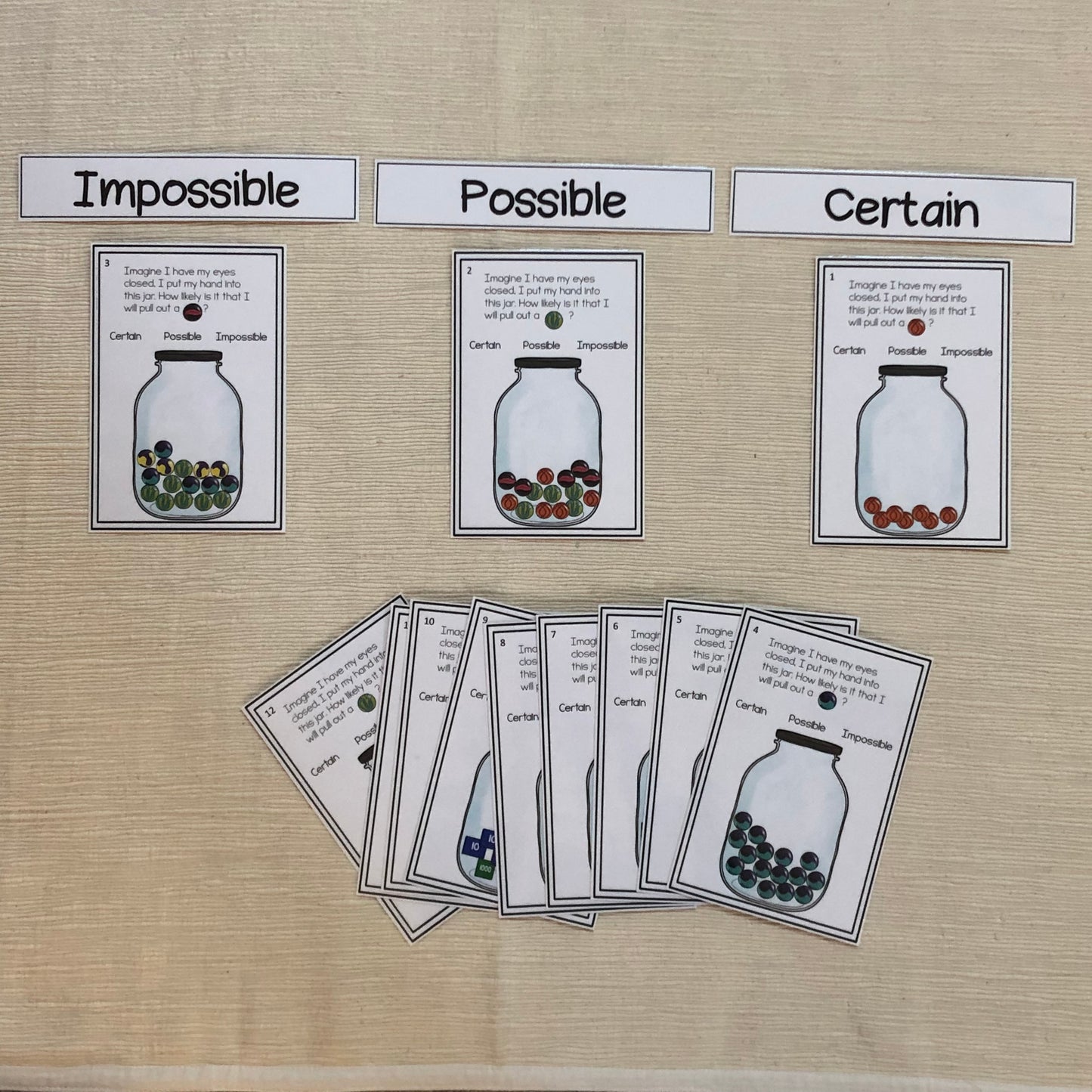 Montessori math: Probability - montessorikiwi